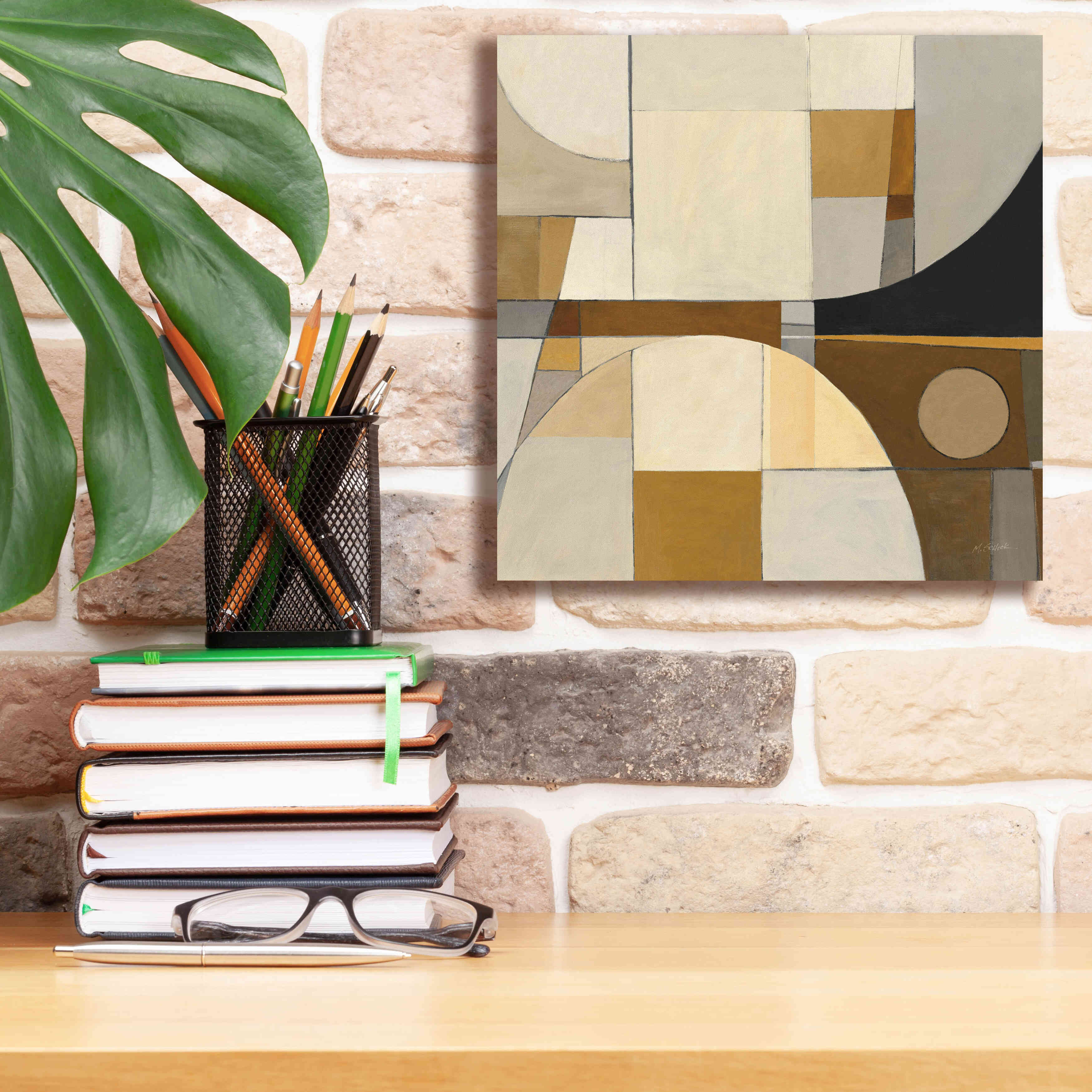 'Champagne IV Crop' by Mike Schick, Giclee Canvas Wall Art,12x12