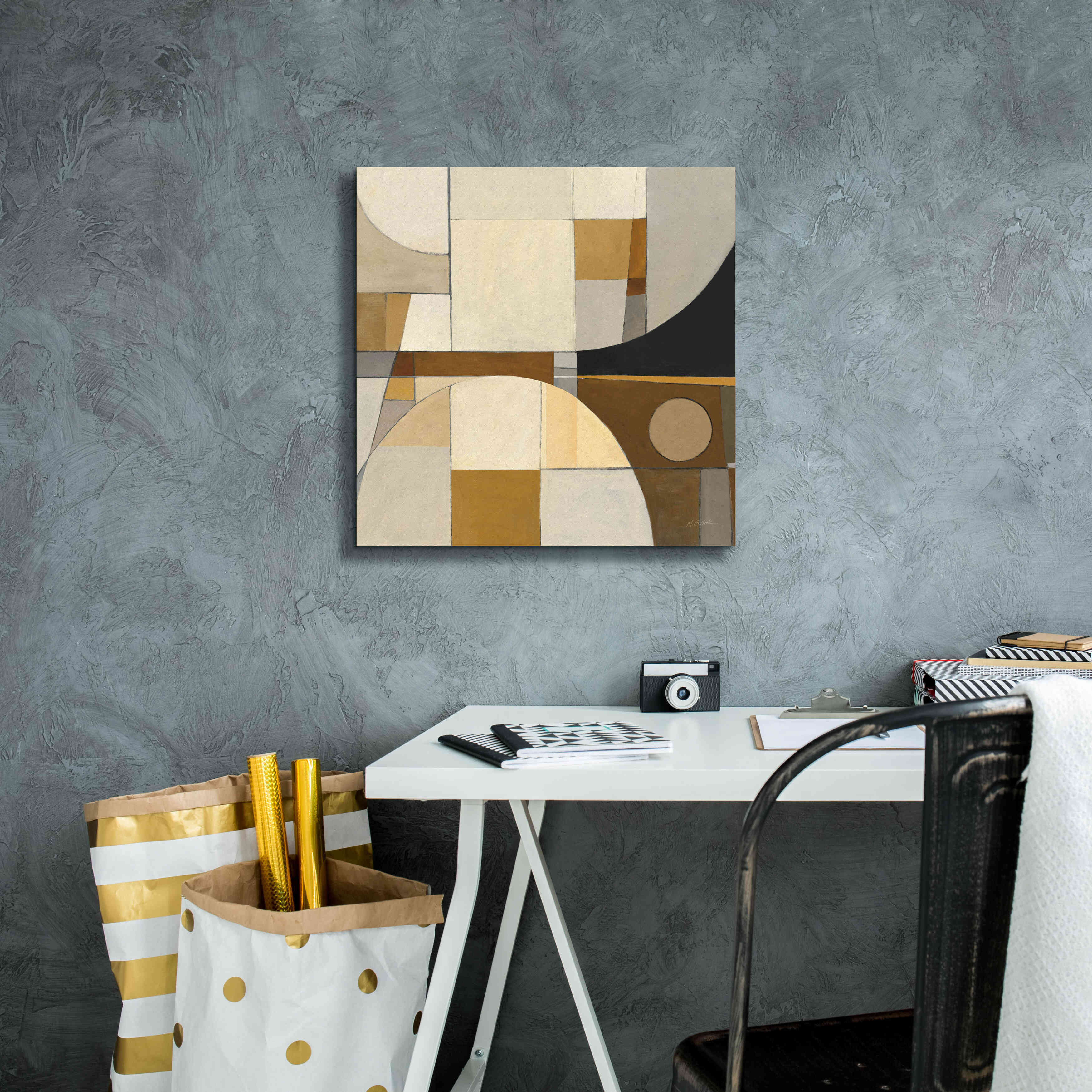 'Champagne IV Crop' by Mike Schick, Giclee Canvas Wall Art,18x18