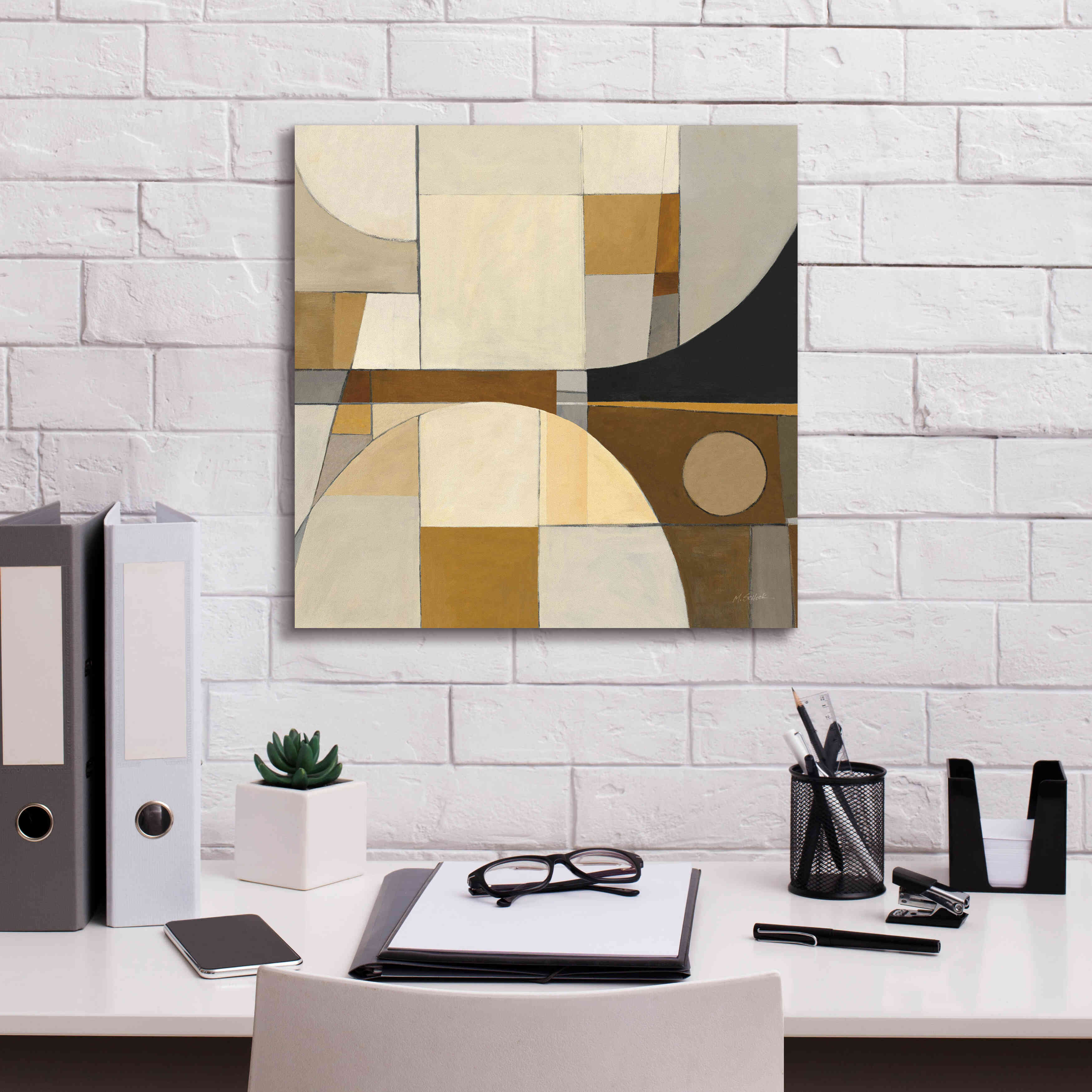 'Champagne IV Crop' by Mike Schick, Giclee Canvas Wall Art,18x18