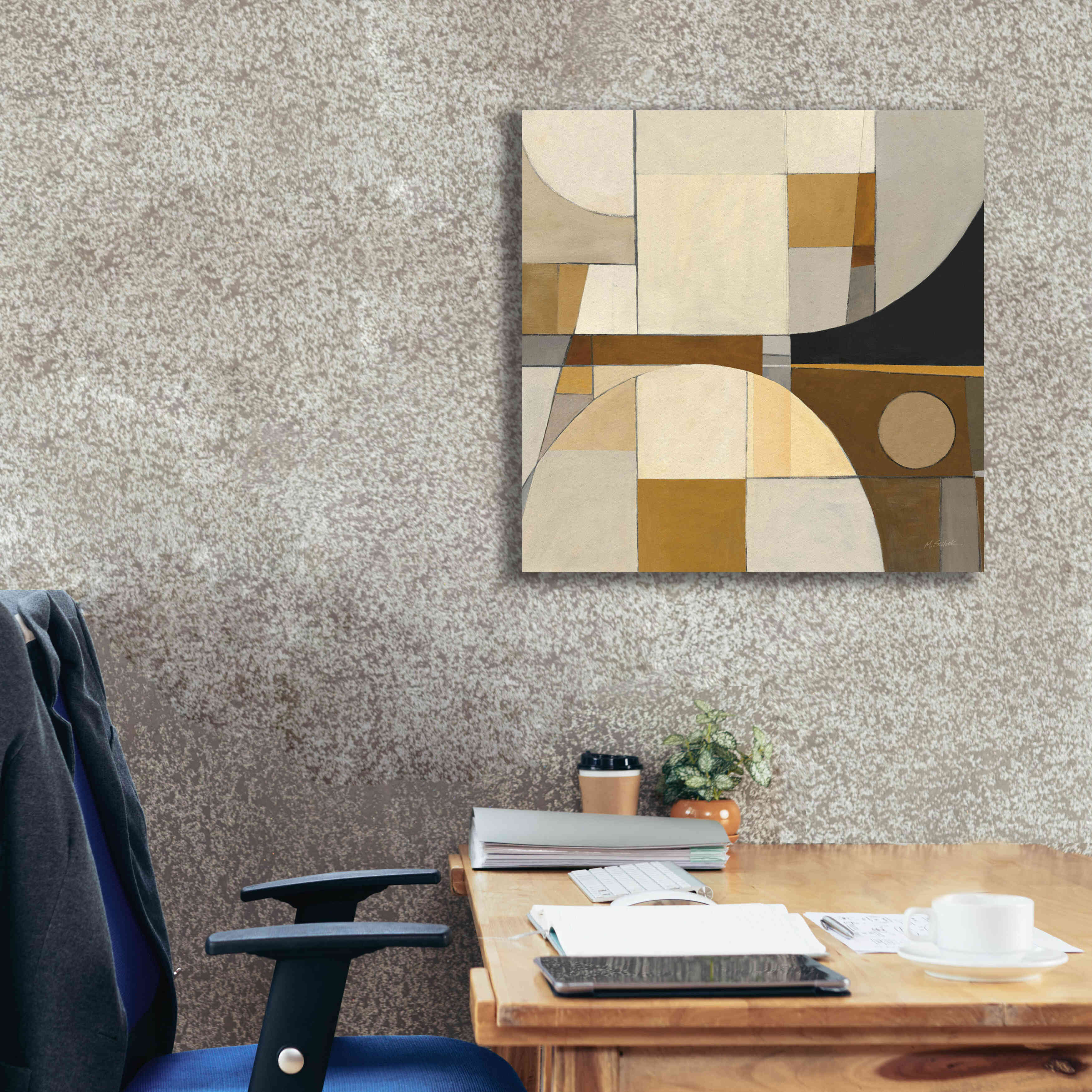 'Champagne IV Crop' by Mike Schick, Giclee Canvas Wall Art,26x26