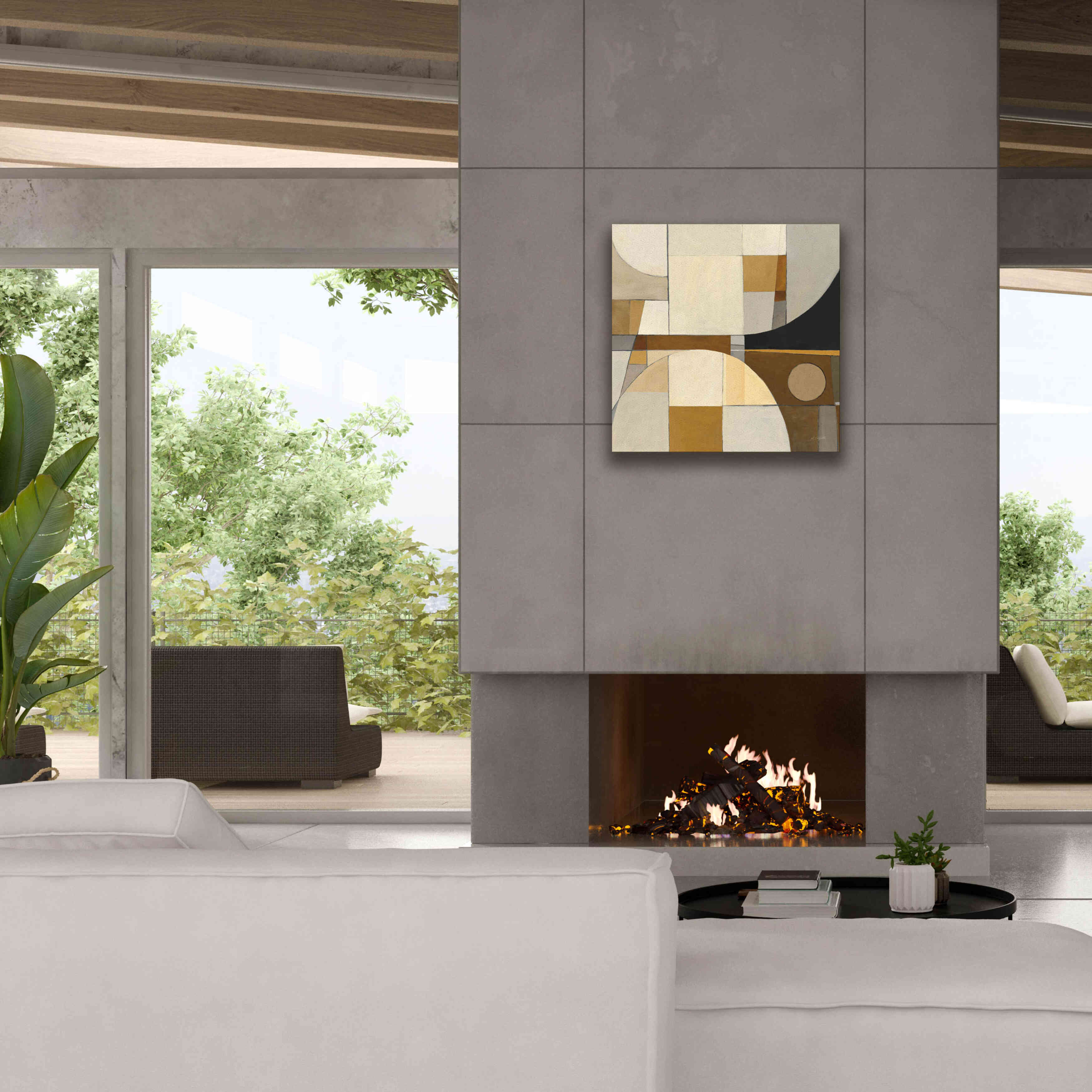 'Champagne IV Crop' by Mike Schick, Giclee Canvas Wall Art,26x26