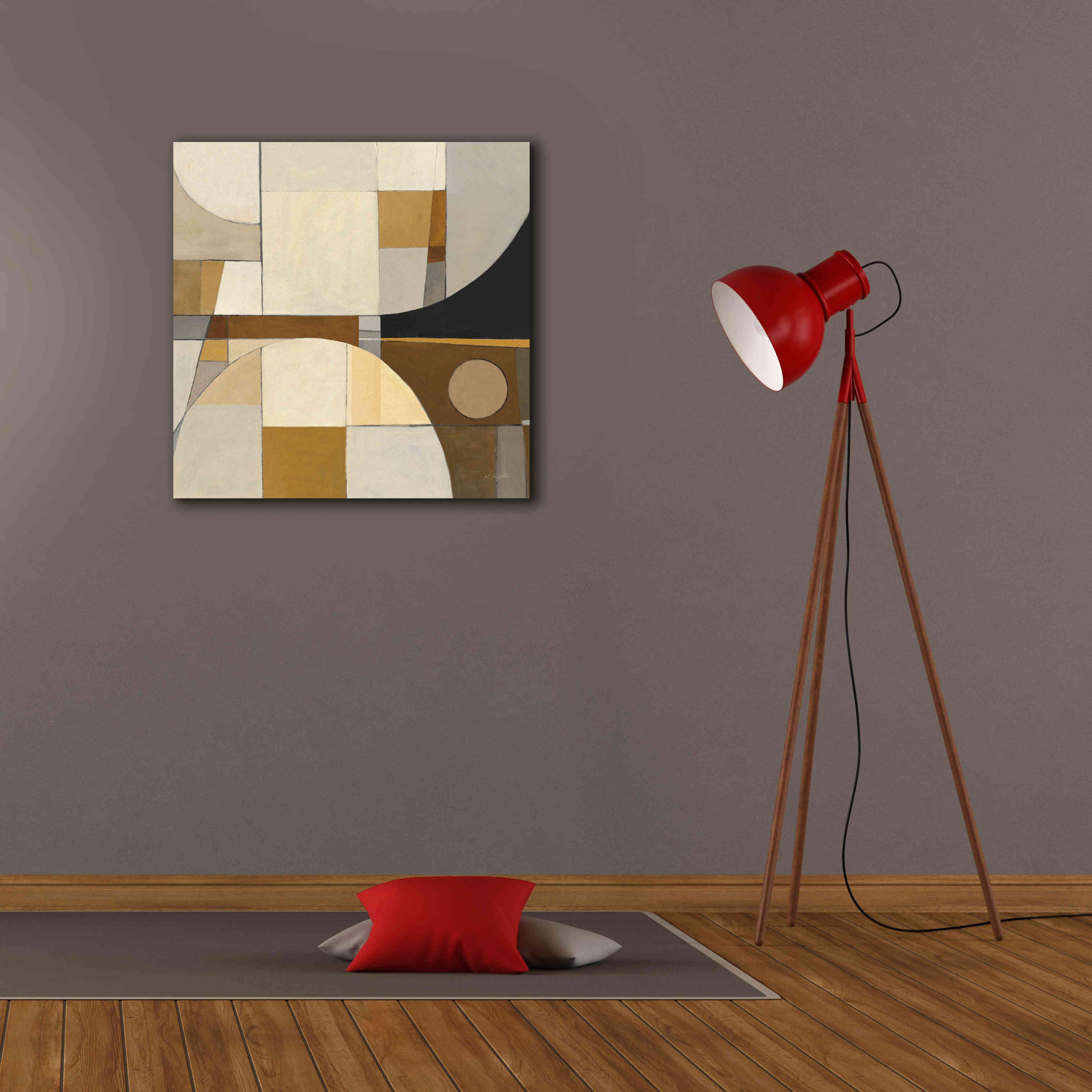 'Champagne IV Crop' by Mike Schick, Giclee Canvas Wall Art,26x26