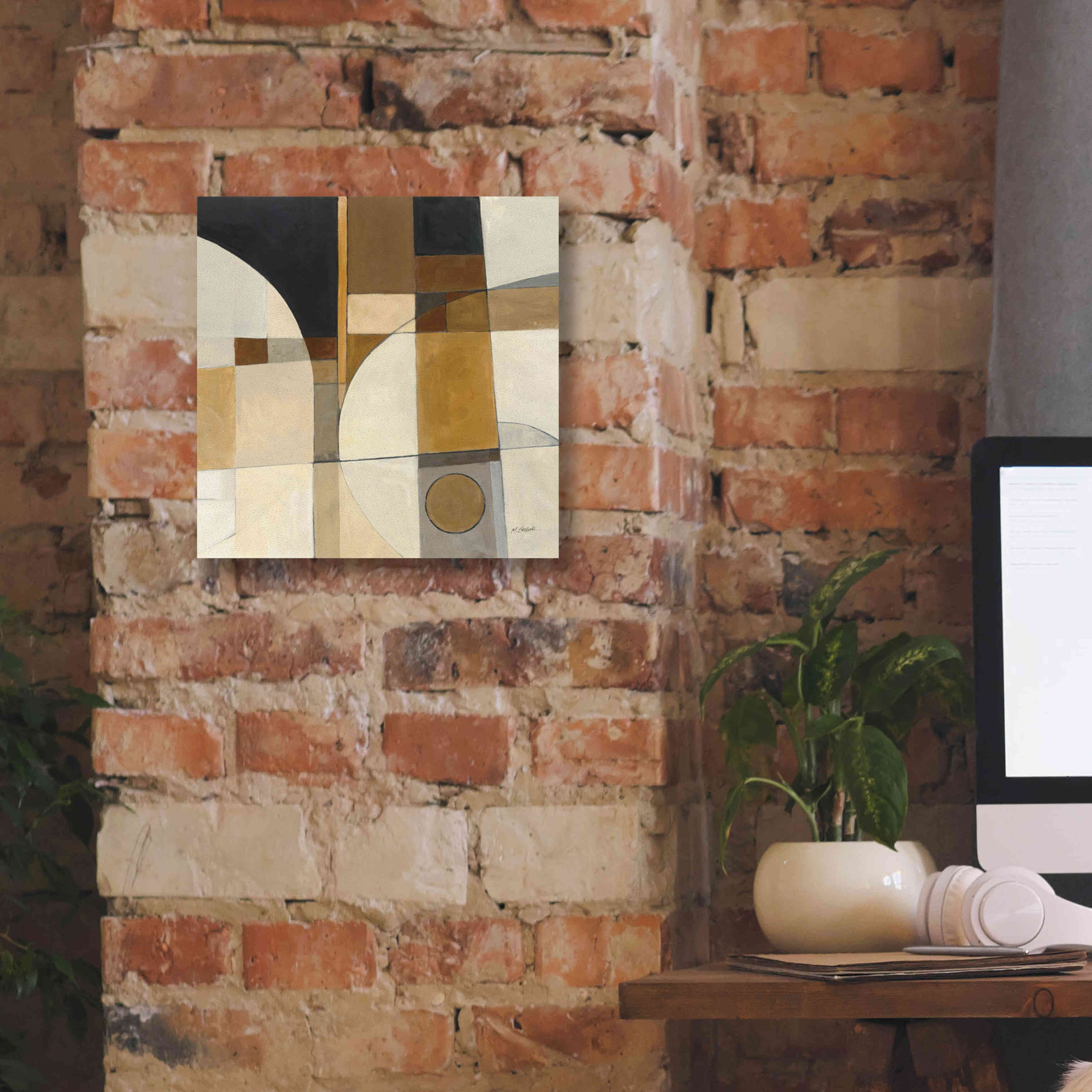 'Champagne III Crop' by Mike Schick, Giclee Canvas Wall Art,12x12