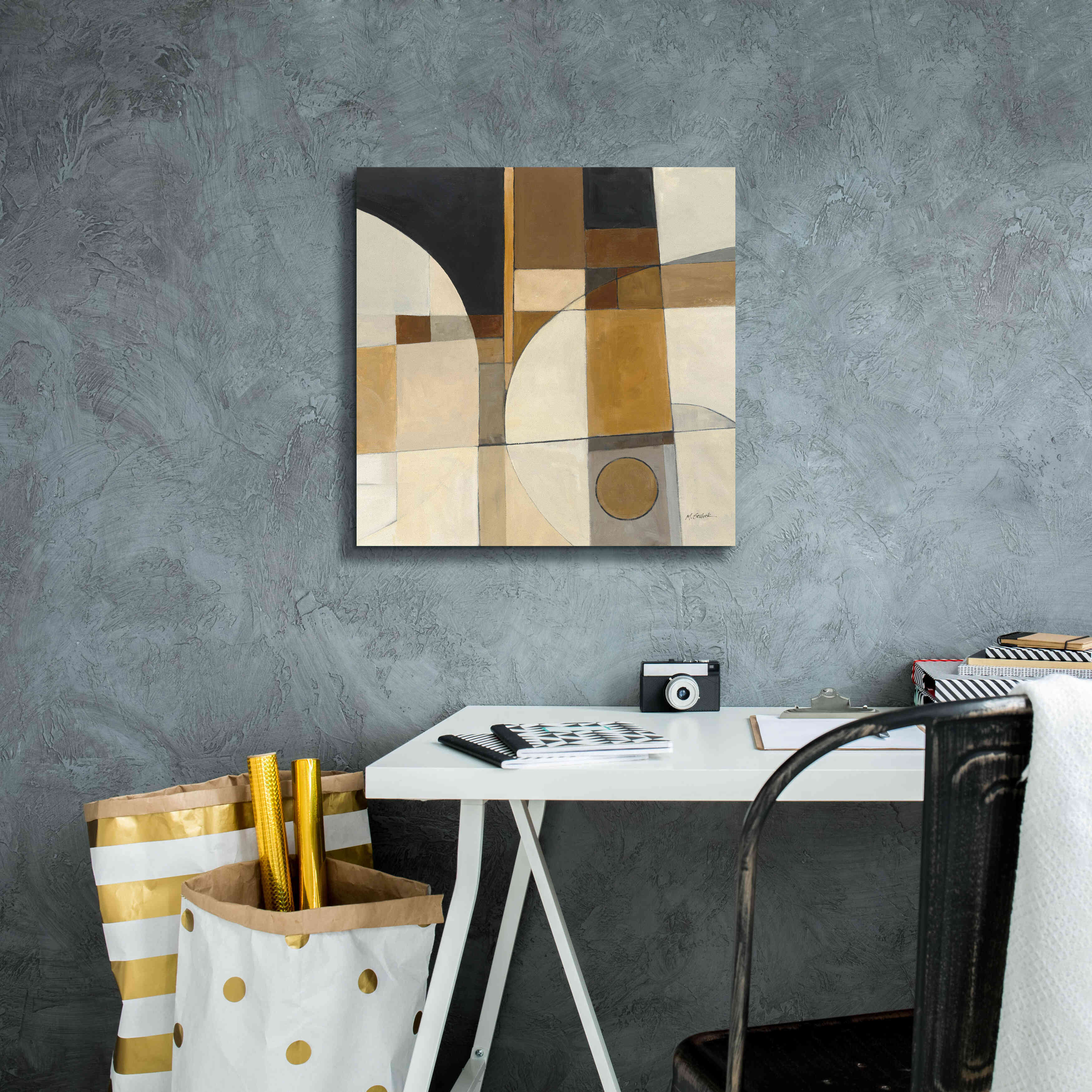 'Champagne III Crop' by Mike Schick, Giclee Canvas Wall Art,18x18