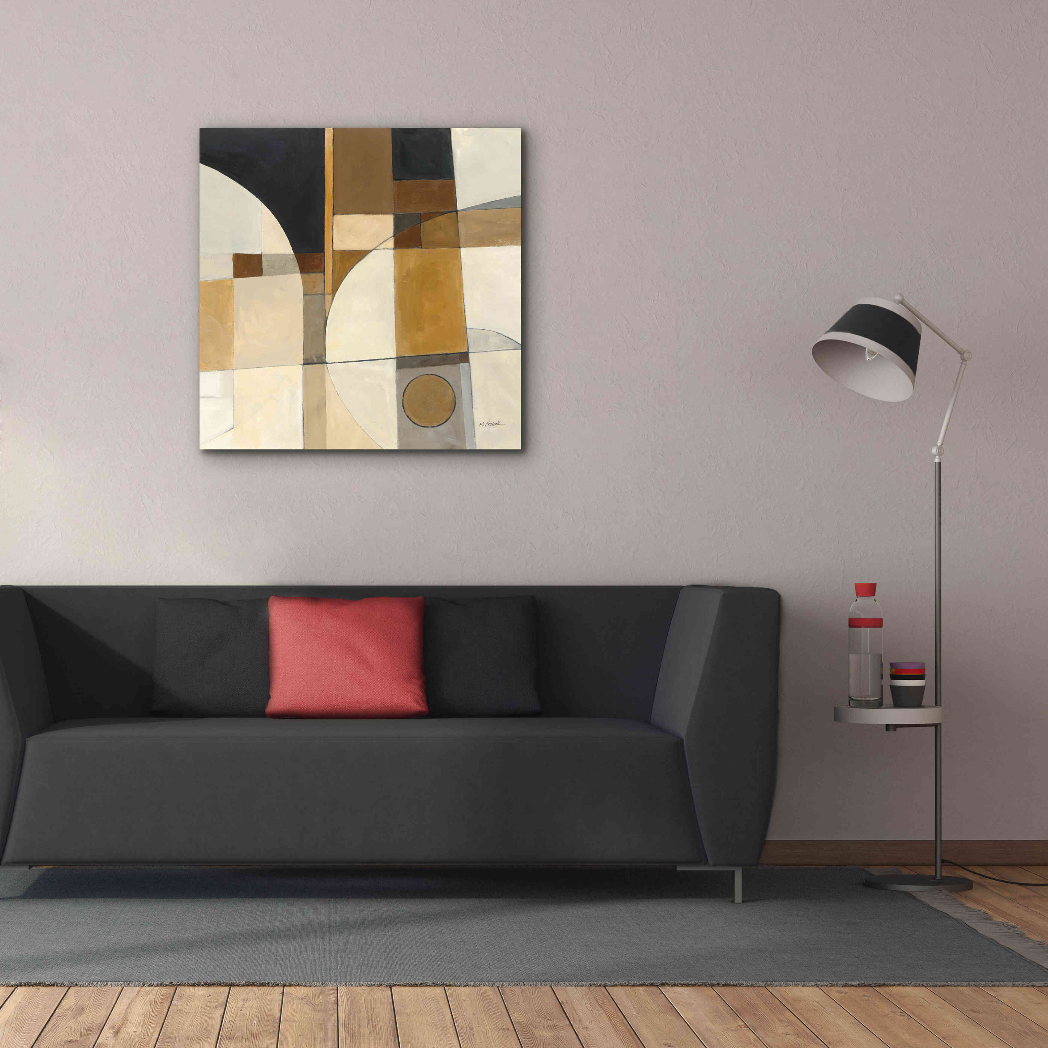 'Champagne III Crop' by Mike Schick, Giclee Canvas Wall Art,37x37