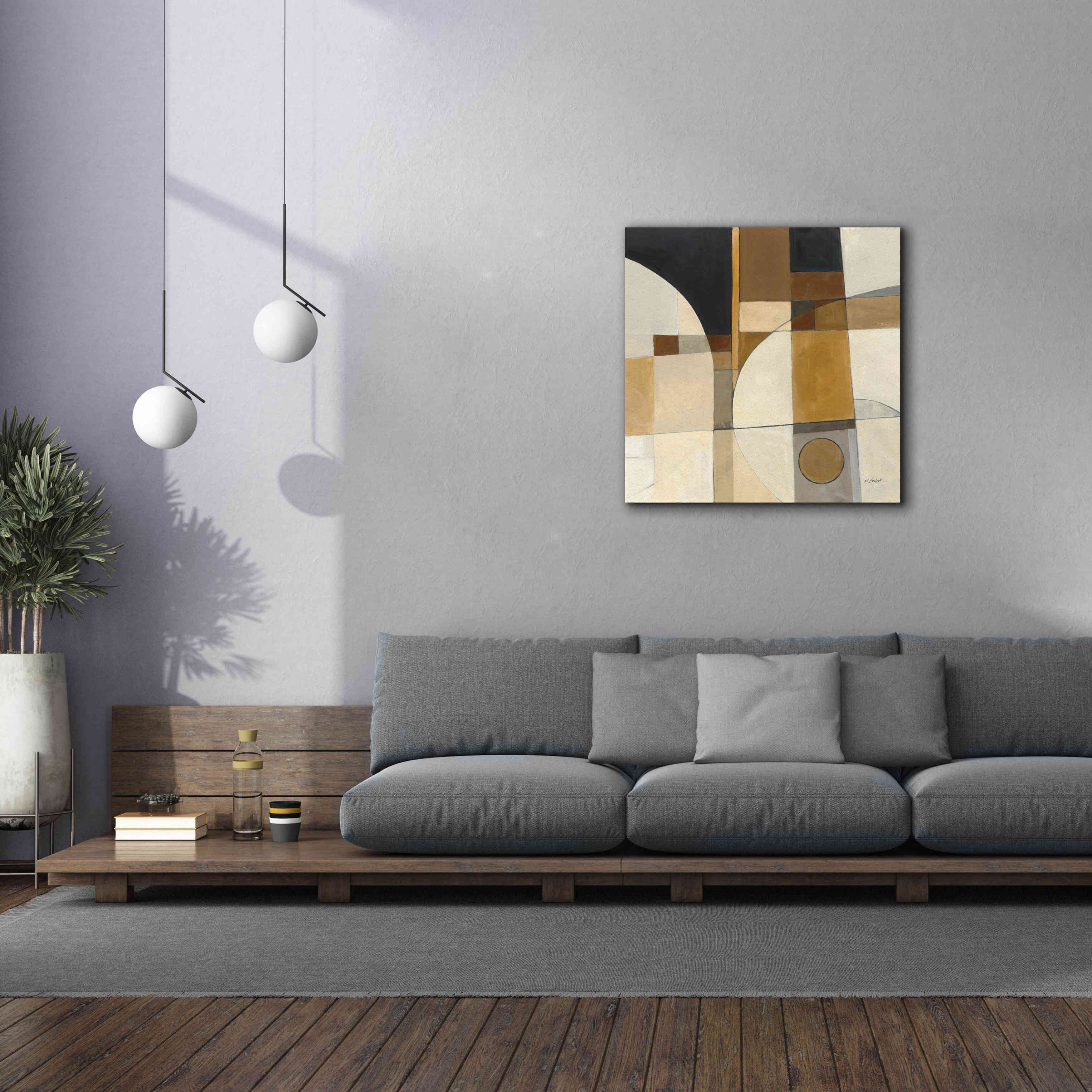 'Champagne III Crop' by Mike Schick, Giclee Canvas Wall Art,37x37