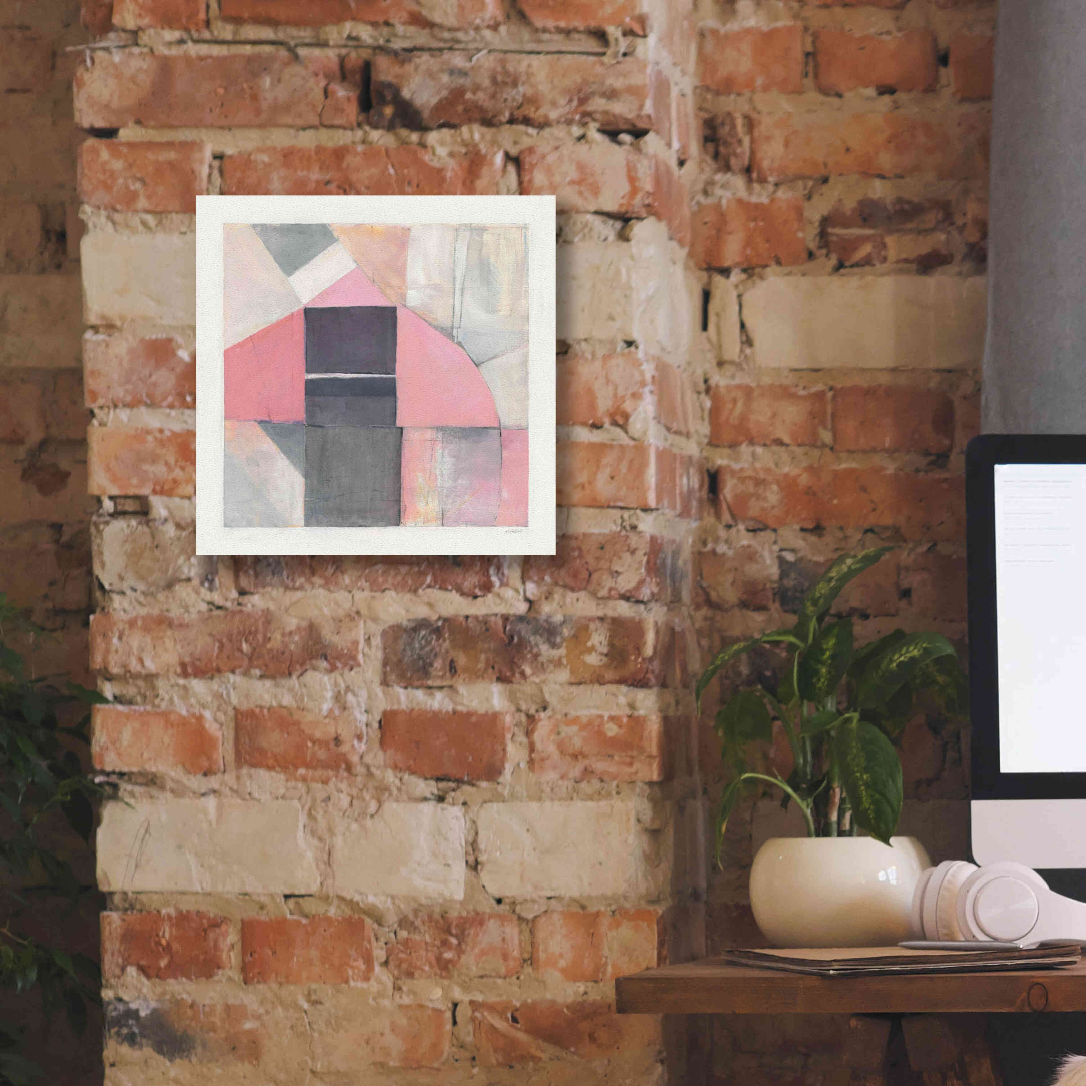 'Blushing Bride' by Mike Schick, Giclee Canvas Wall Art,12x12