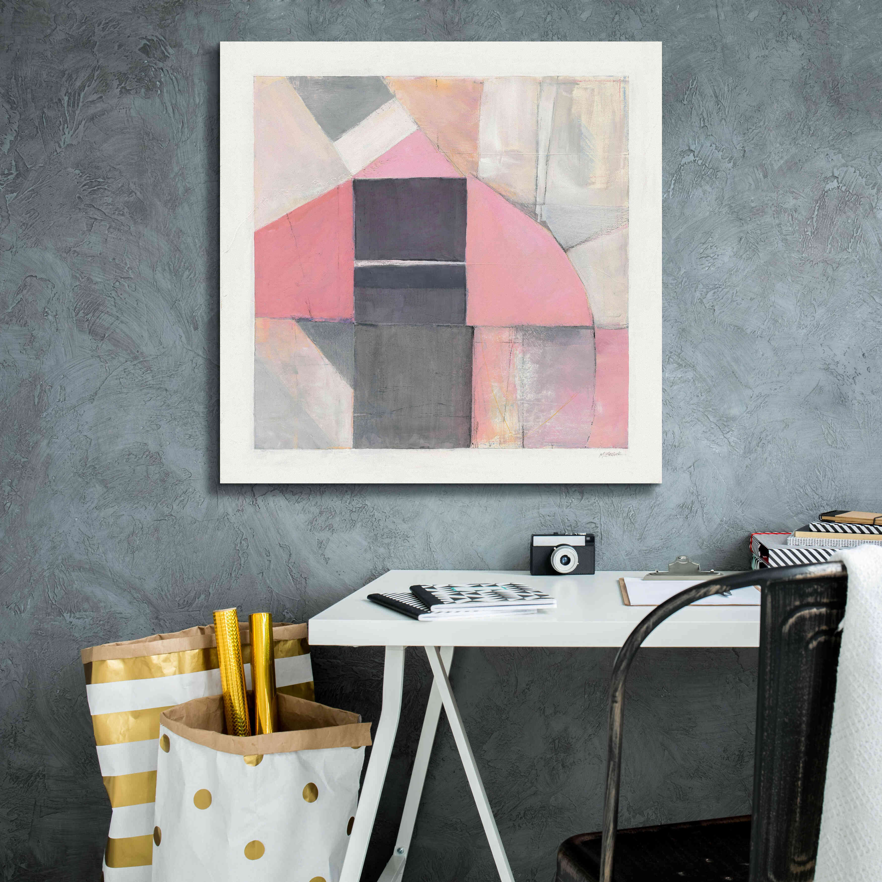 'Blushing Bride' by Mike Schick, Giclee Canvas Wall Art,26x26