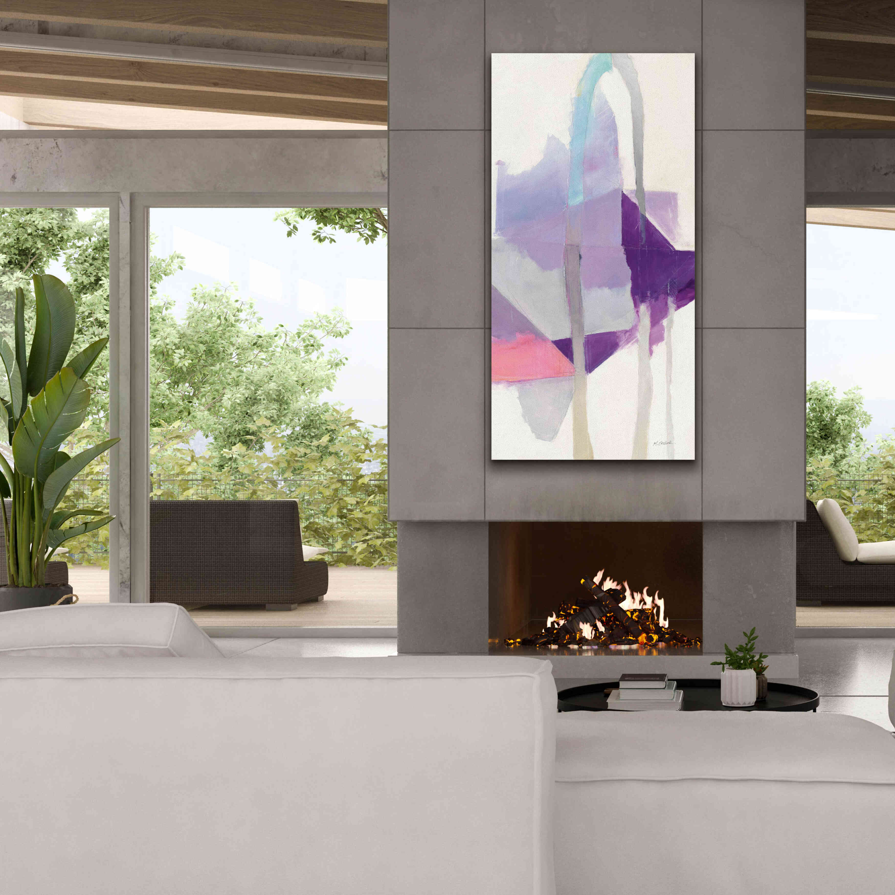 'Bypass I' by Mike Schick, Giclee Canvas Wall Art,30 x 60