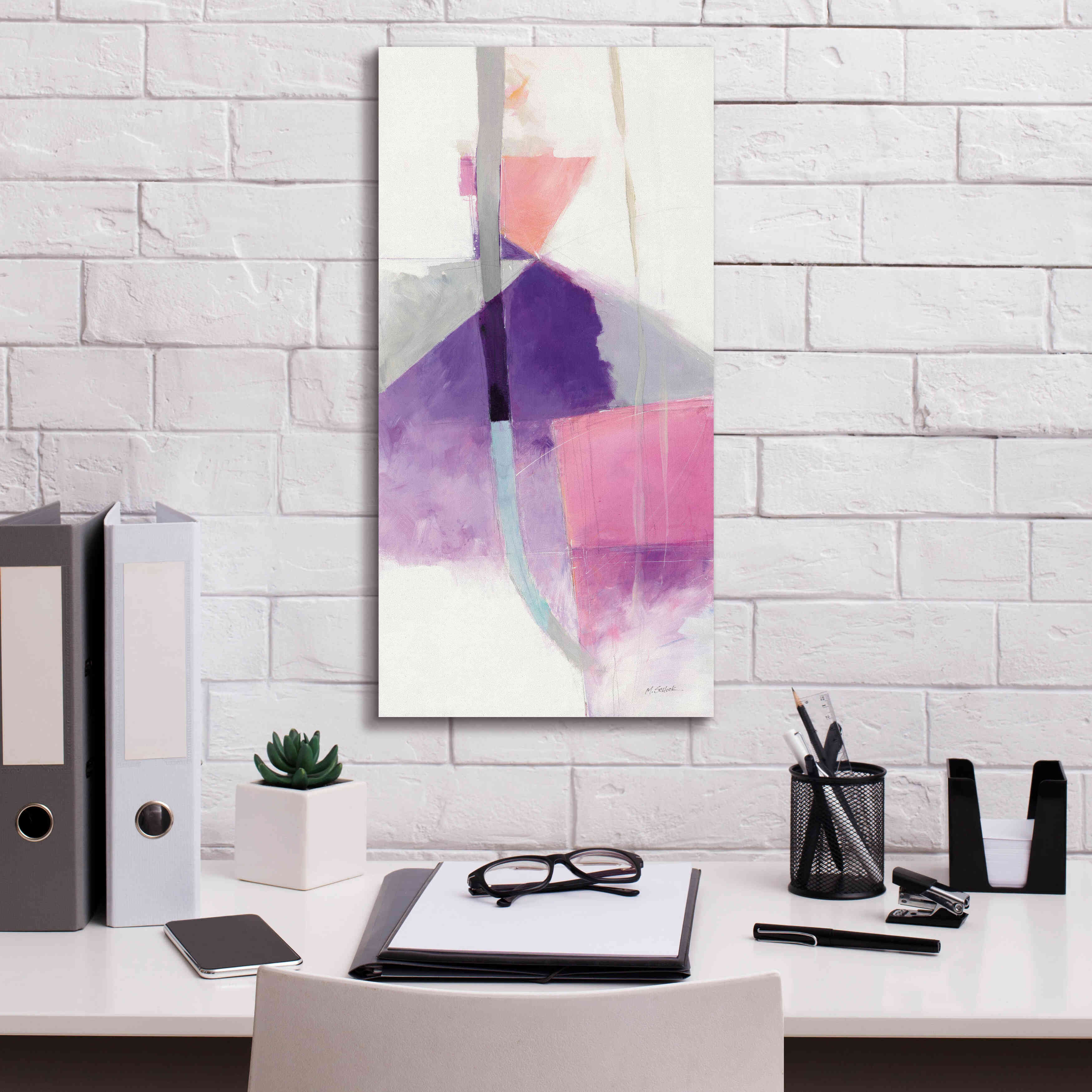 'Bypass II' by Mike Schick, Giclee Canvas Wall Art,12 x 24