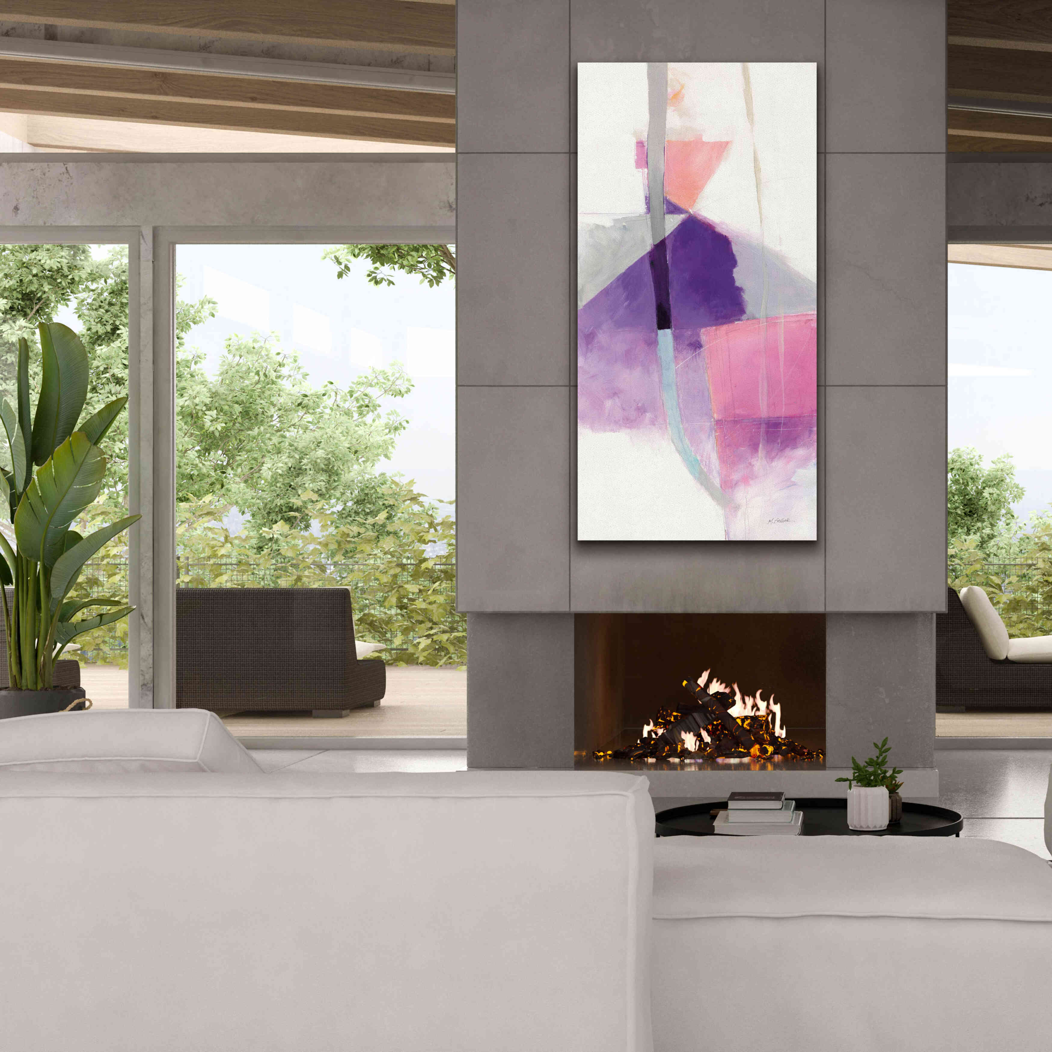 'Bypass II' by Mike Schick, Giclee Canvas Wall Art,30 x 60