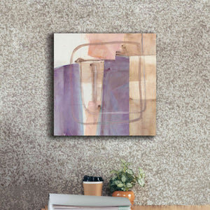 'Passage I Blush Purple' by Mike Schick, Giclee Canvas Wall Art,18x18