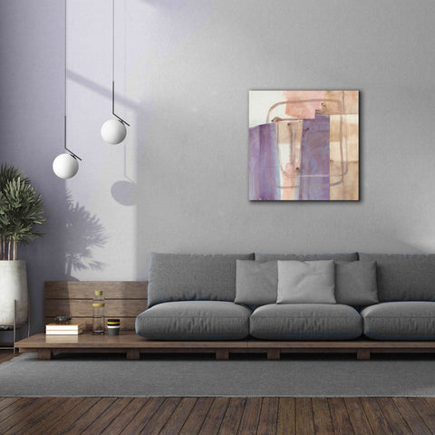 Image of 'Passage I Blush Purple' by Mike Schick, Giclee Canvas Wall Art,37x37