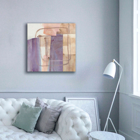 Image of 'Passage I Blush Purple' by Mike Schick, Giclee Canvas Wall Art,37x37