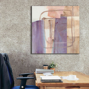 'Passage I Blush Purple' by Mike Schick, Giclee Canvas Wall Art,37x37