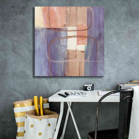 Image of 'Passage II Blush Purple' by Mike Schick, Giclee Canvas Wall Art,26x26