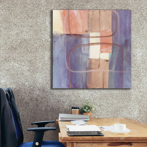 'Passage II Blush Purple' by Mike Schick, Giclee Canvas Wall Art,37x37