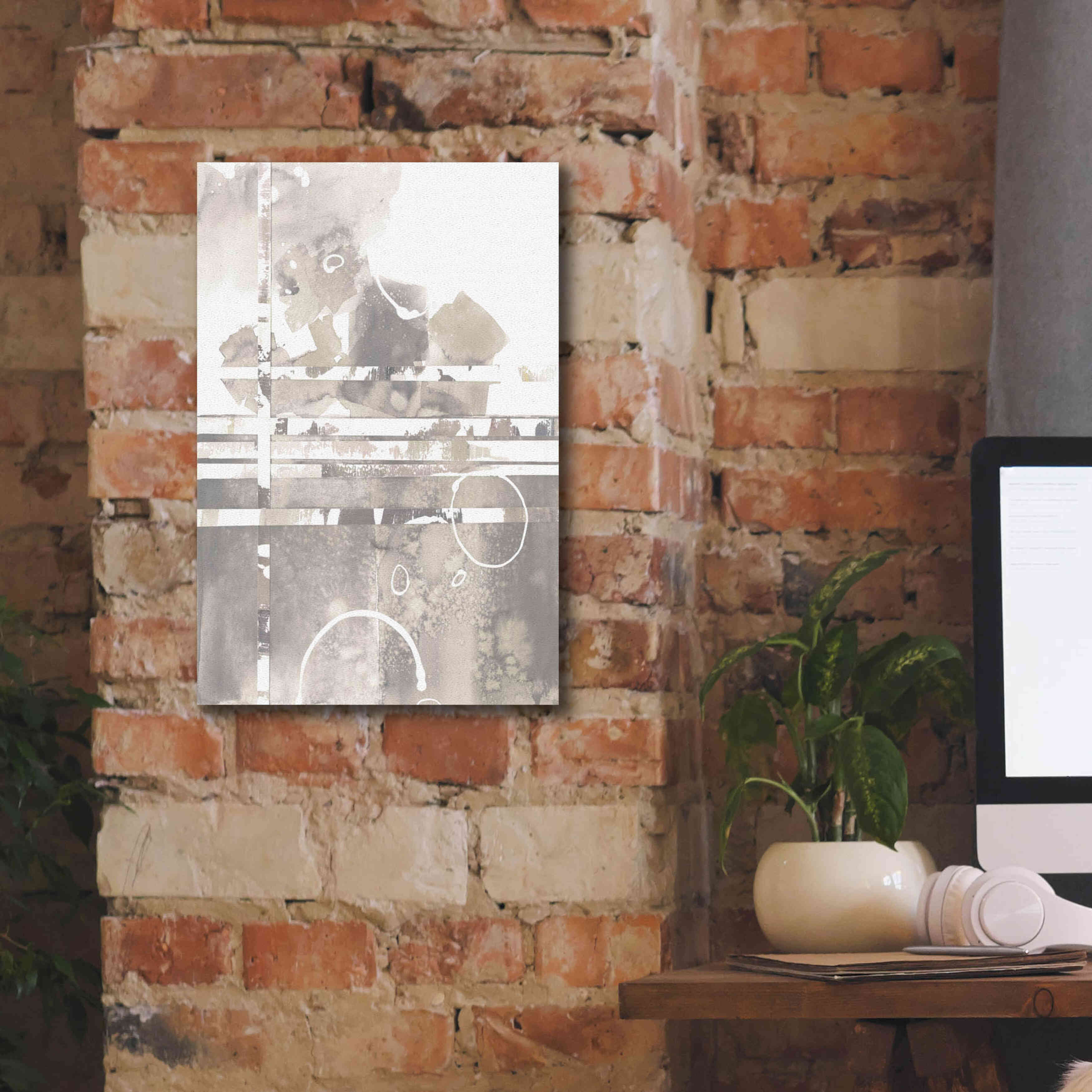 'Inbound Traffic Neutral' by Mike Schick, Giclee Canvas Wall Art,12 x 18