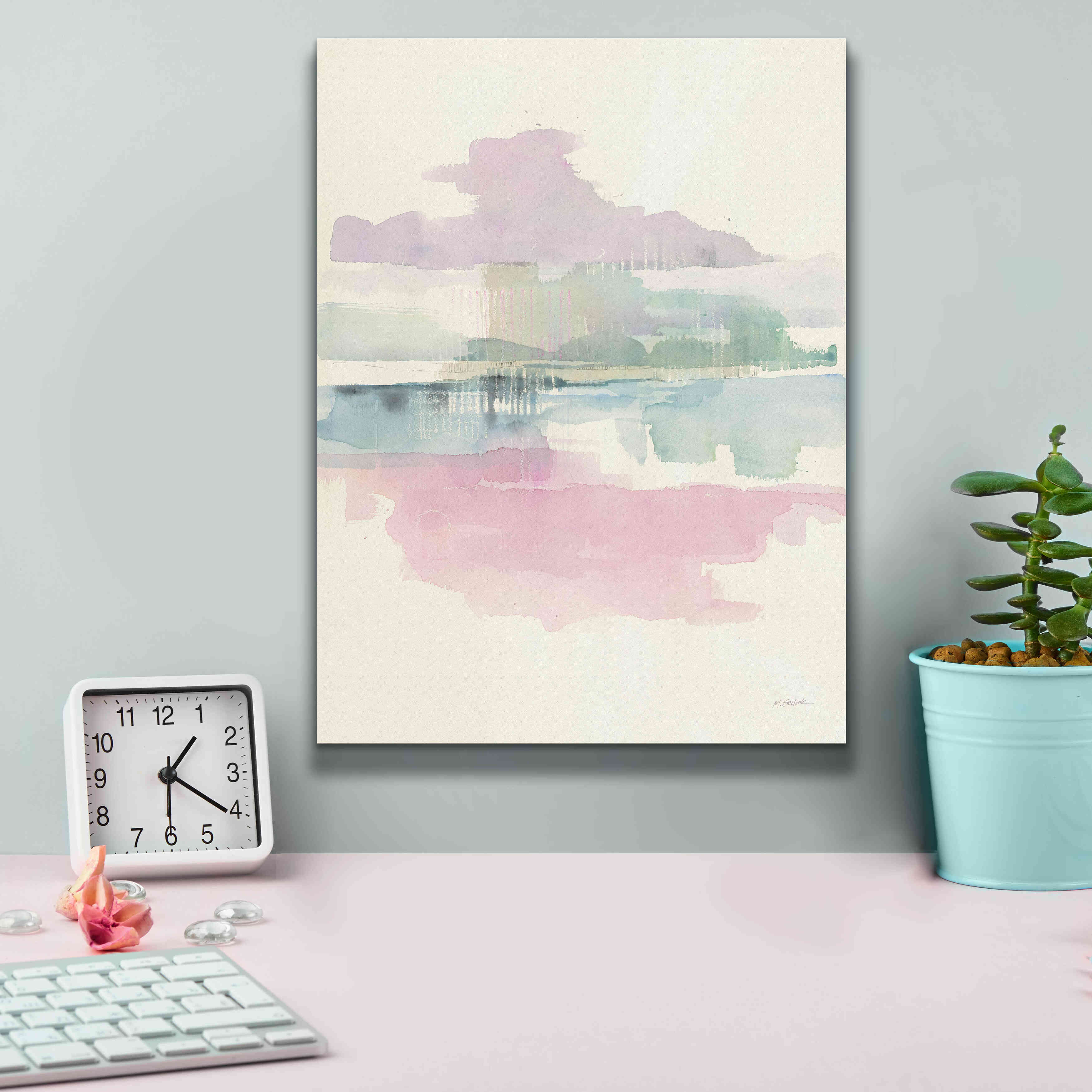 'Lifting Fog Crop' by Mike Schick, Giclee Canvas Wall Art,12x16