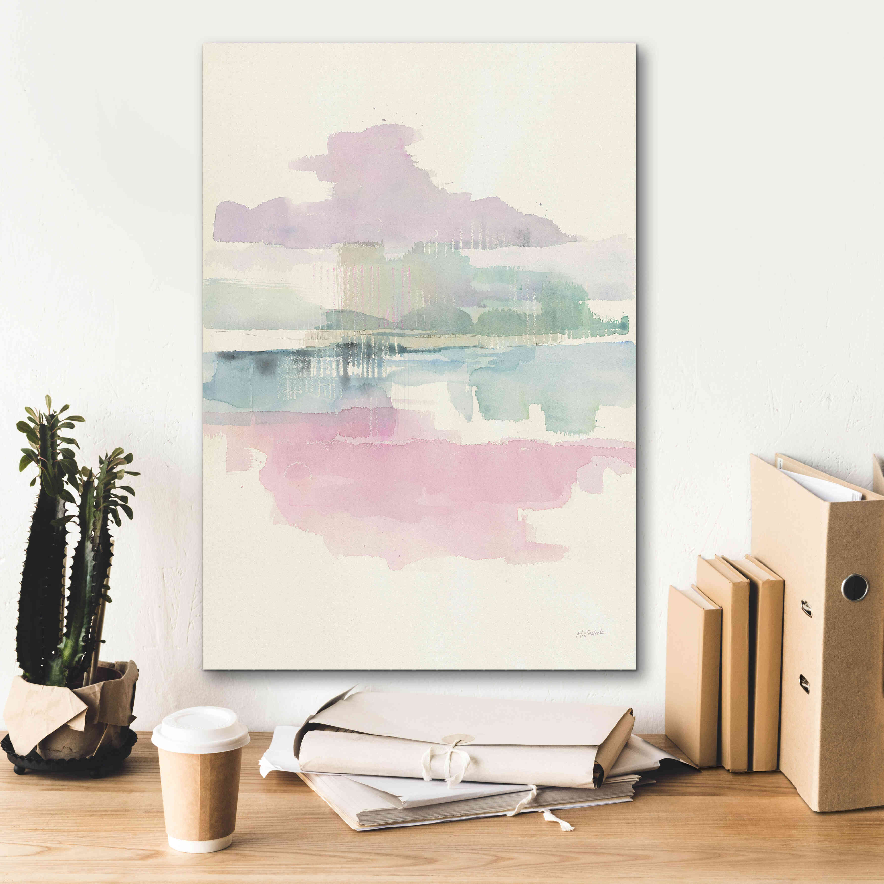 'Lifting Fog Crop' by Mike Schick, Giclee Canvas Wall Art,18x26