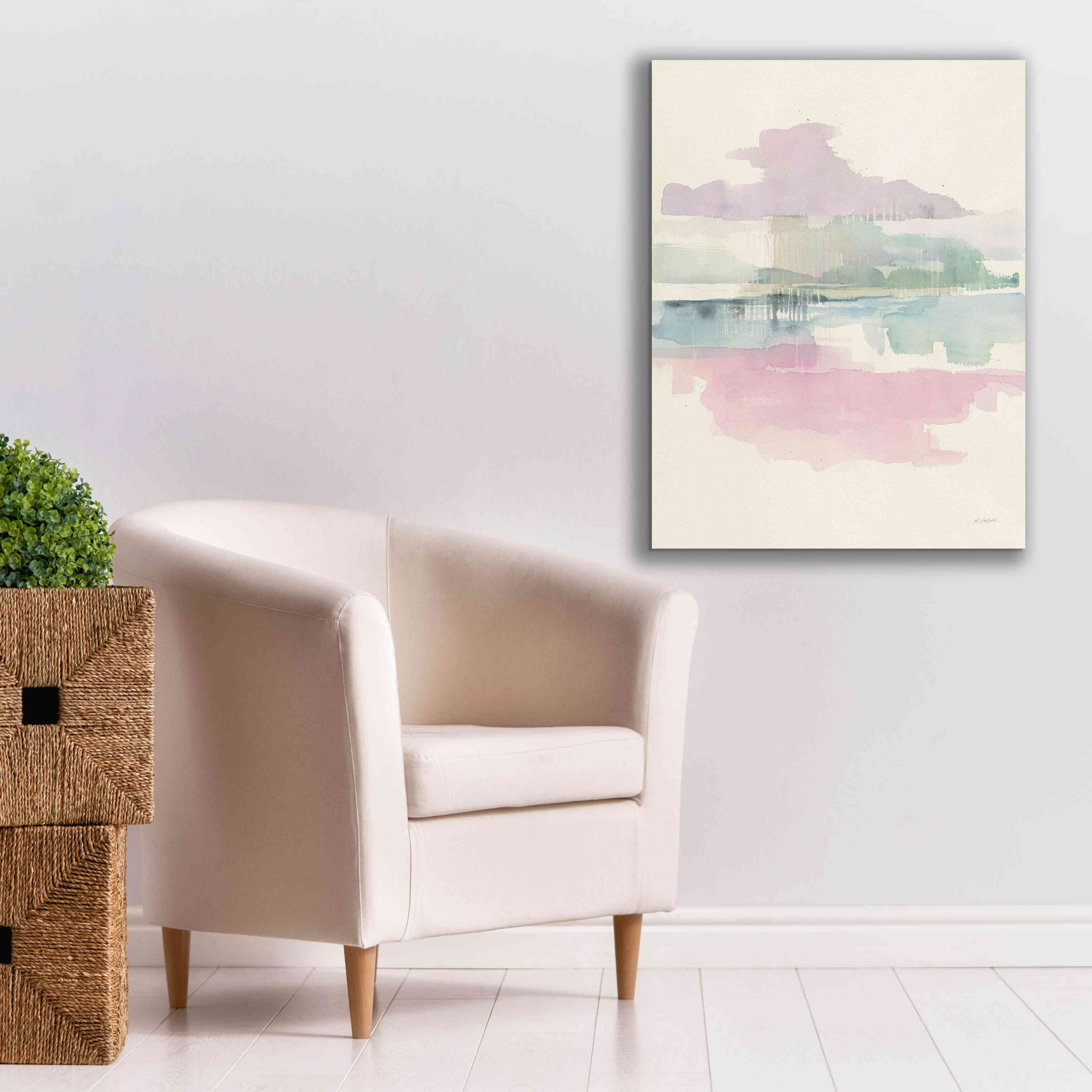 'Lifting Fog Crop' by Mike Schick, Giclee Canvas Wall Art,26x34