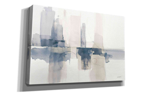 Image of 'Improvisation II Navy' by Mike Schick, Giclee Canvas Wall Art