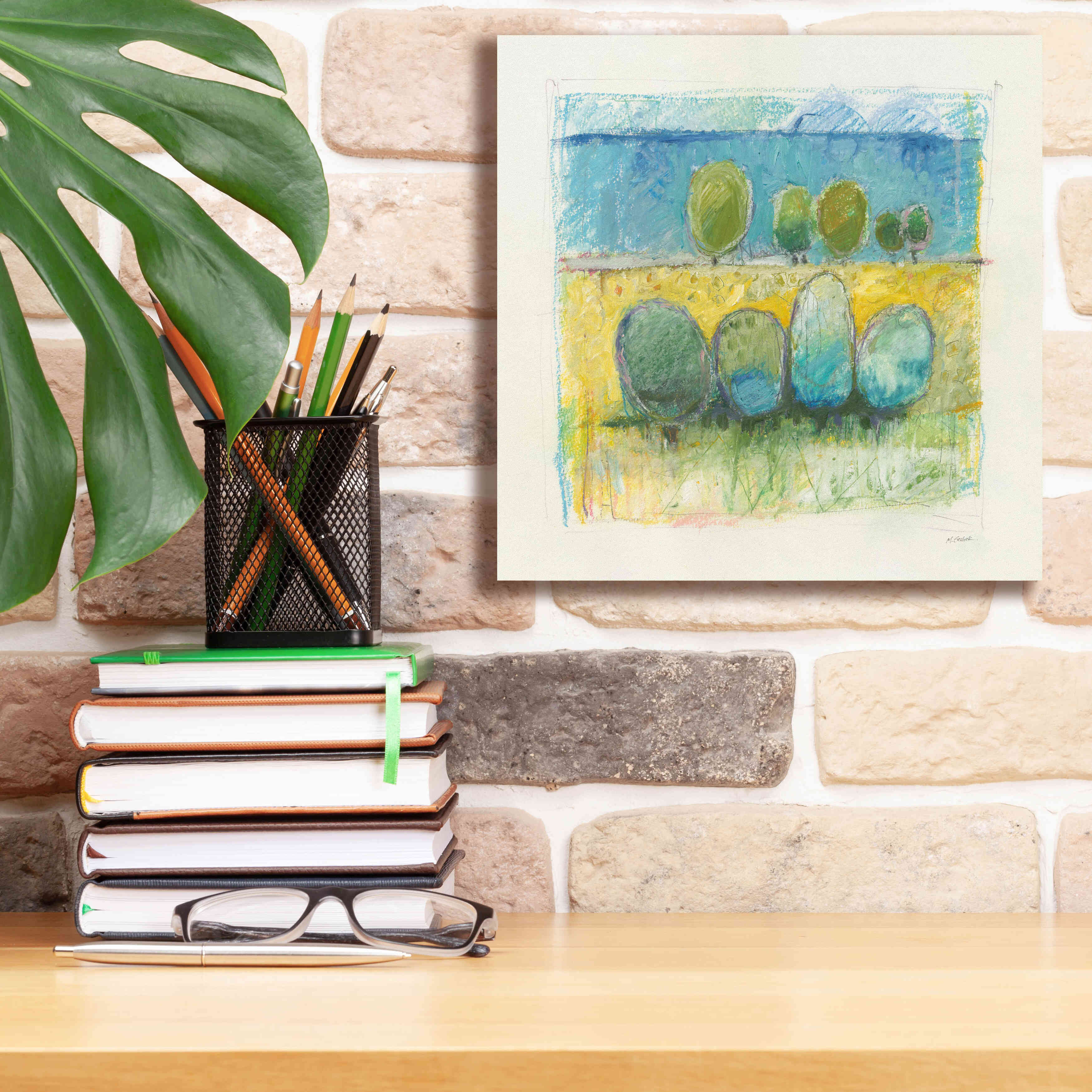 'Morning Grove' by Mike Schick, Giclee Canvas Wall Art,12x12