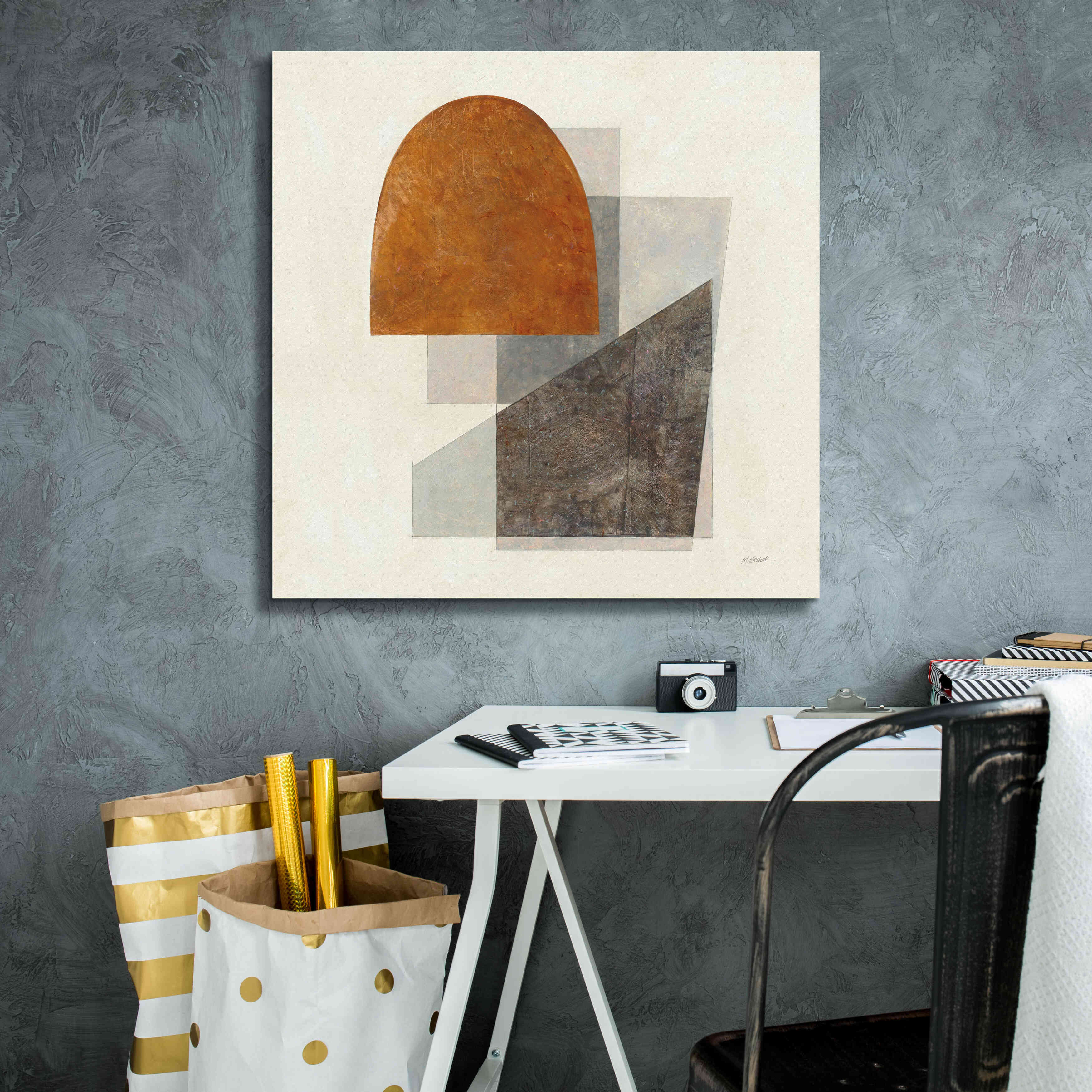 'Quintet I' by Mike Schick, Giclee Canvas Wall Art,26x26