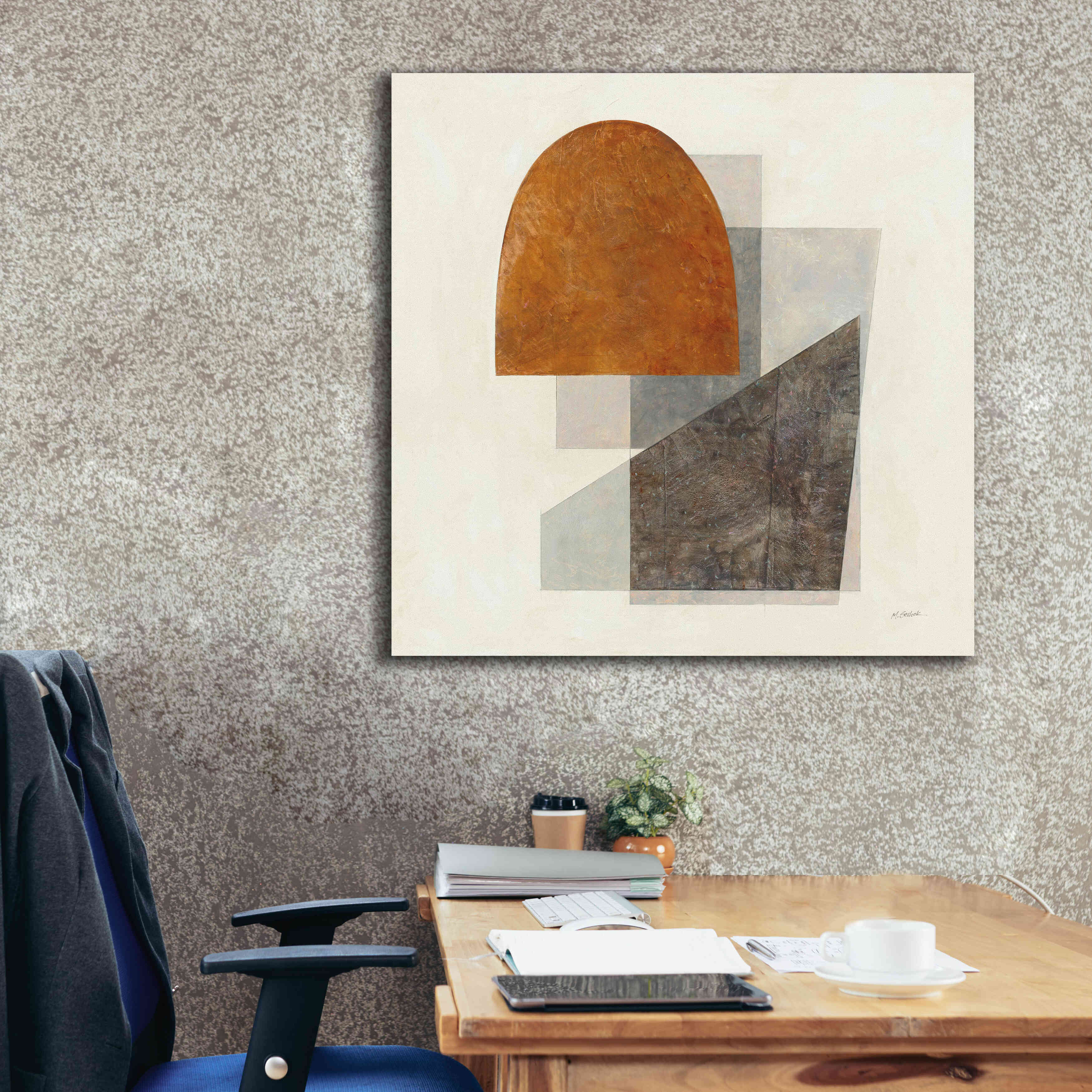 'Quintet I' by Mike Schick, Giclee Canvas Wall Art,37x37