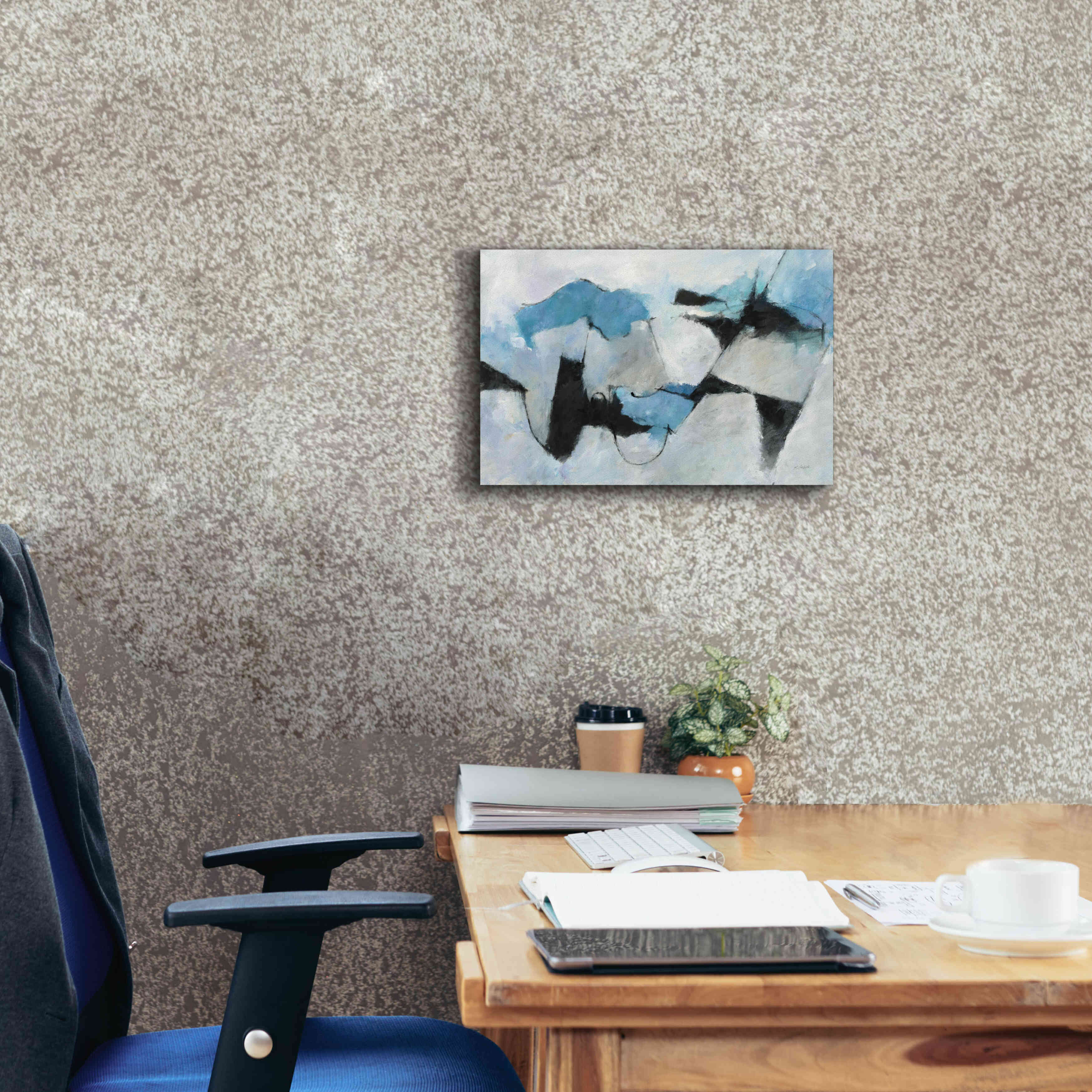 'Shadow Of Winter' by Mike Schick, Giclee Canvas Wall Art,18x12