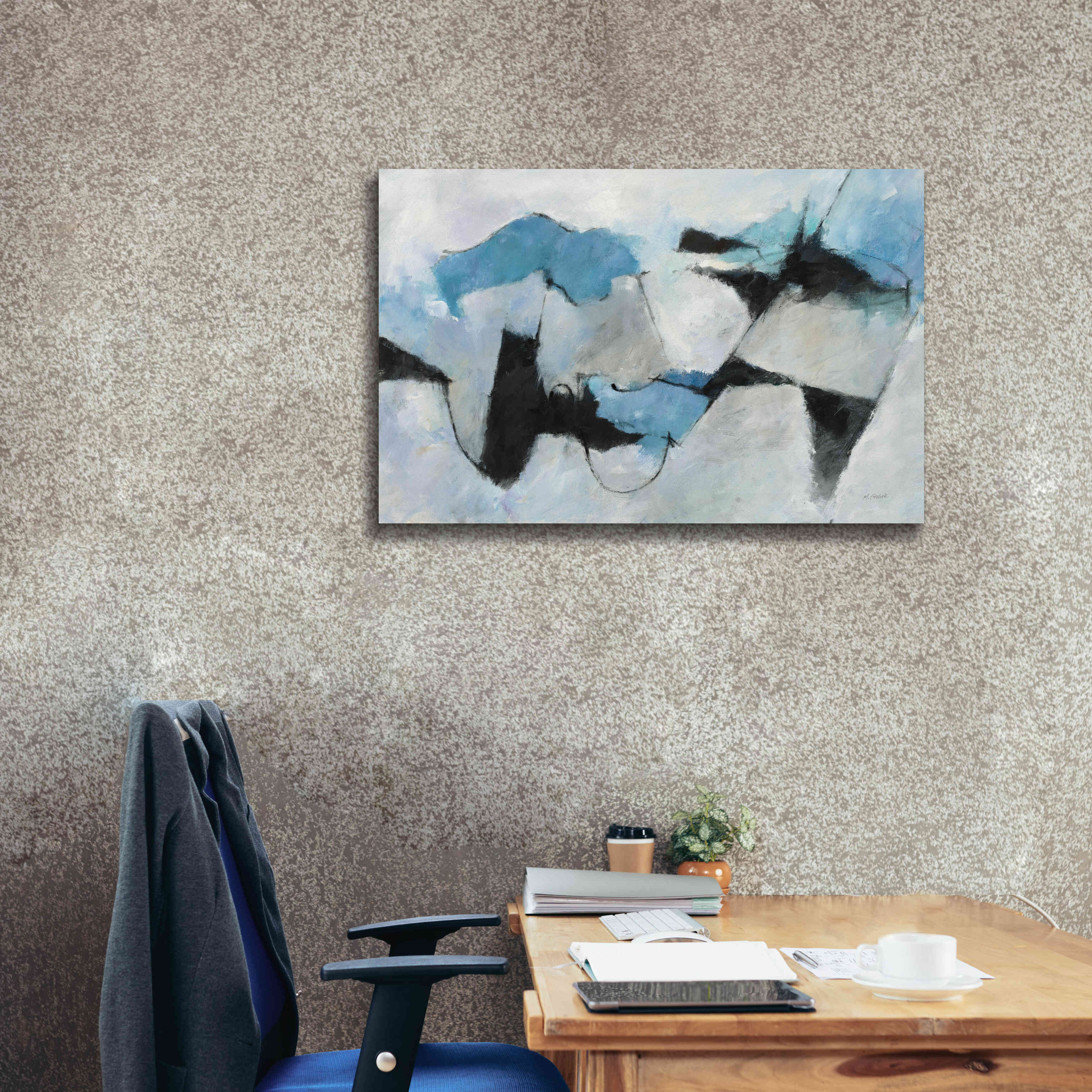 'Shadow Of Winter' by Mike Schick, Giclee Canvas Wall Art,40x26