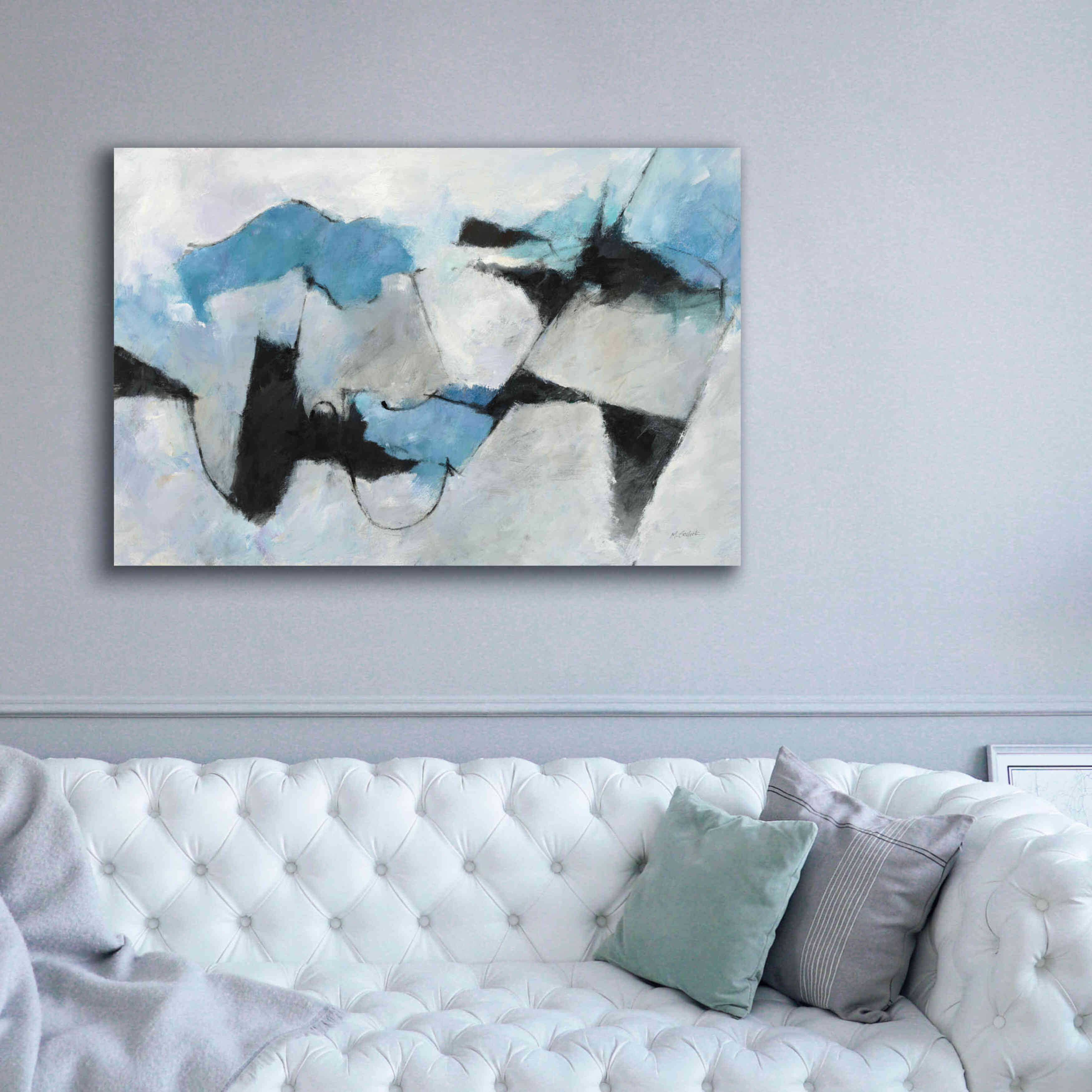 'Shadow Of Winter' by Mike Schick, Giclee Canvas Wall Art,60x40