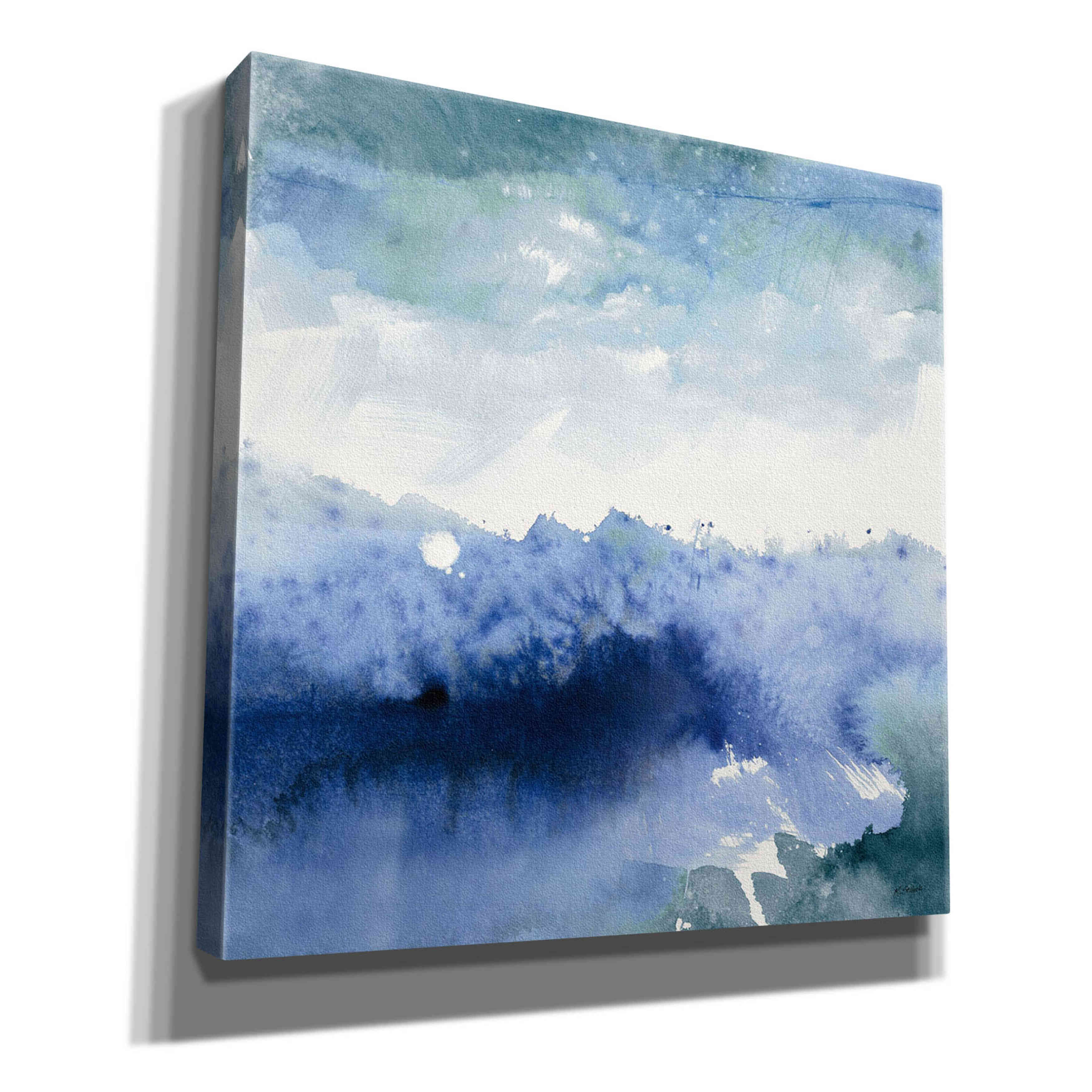 'Midnight At The Lake II Cool' by Mike Schick, Giclee Canvas Wall Art