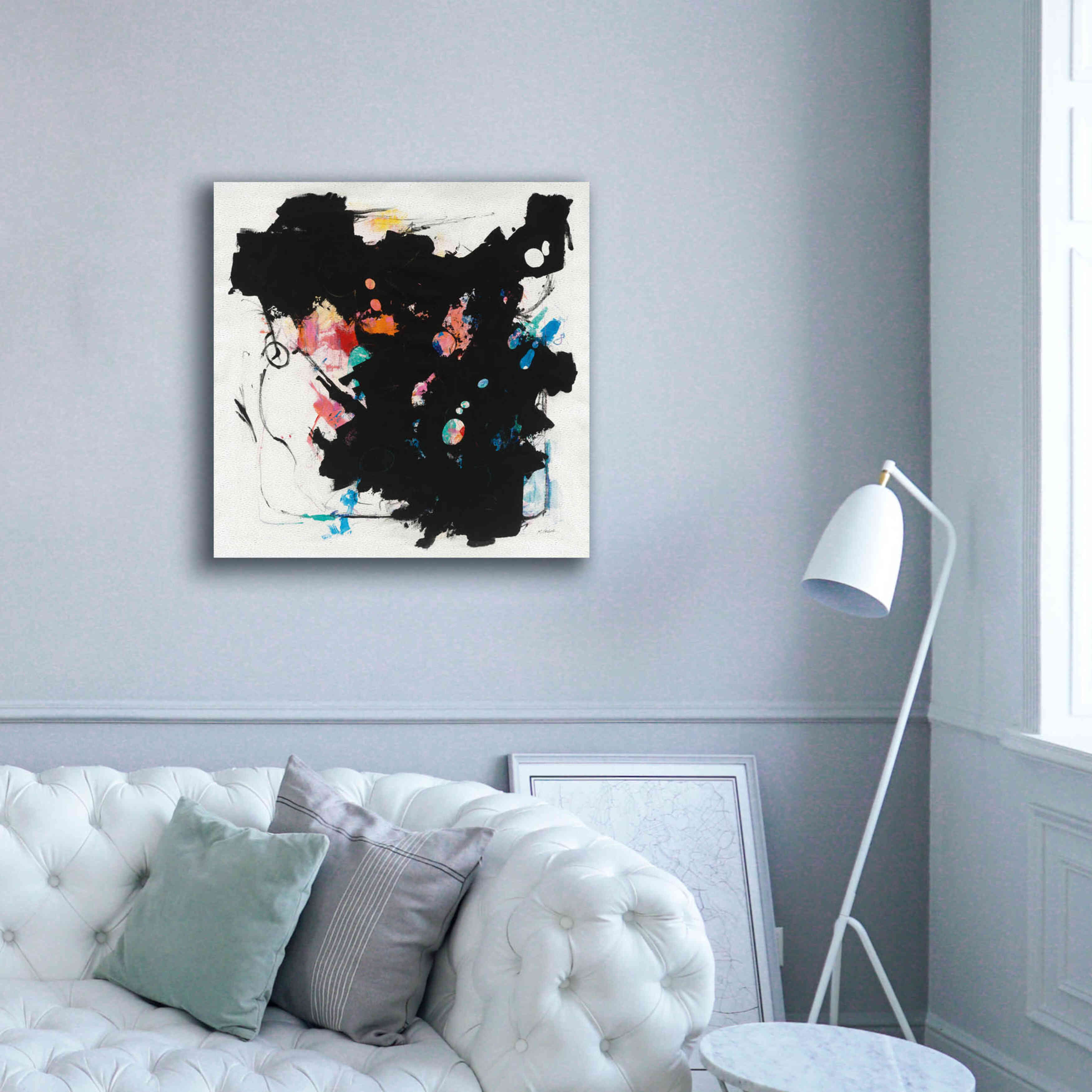 'Abstract Redacted' by Mike Schick, Giclee Canvas Wall Art,37x37