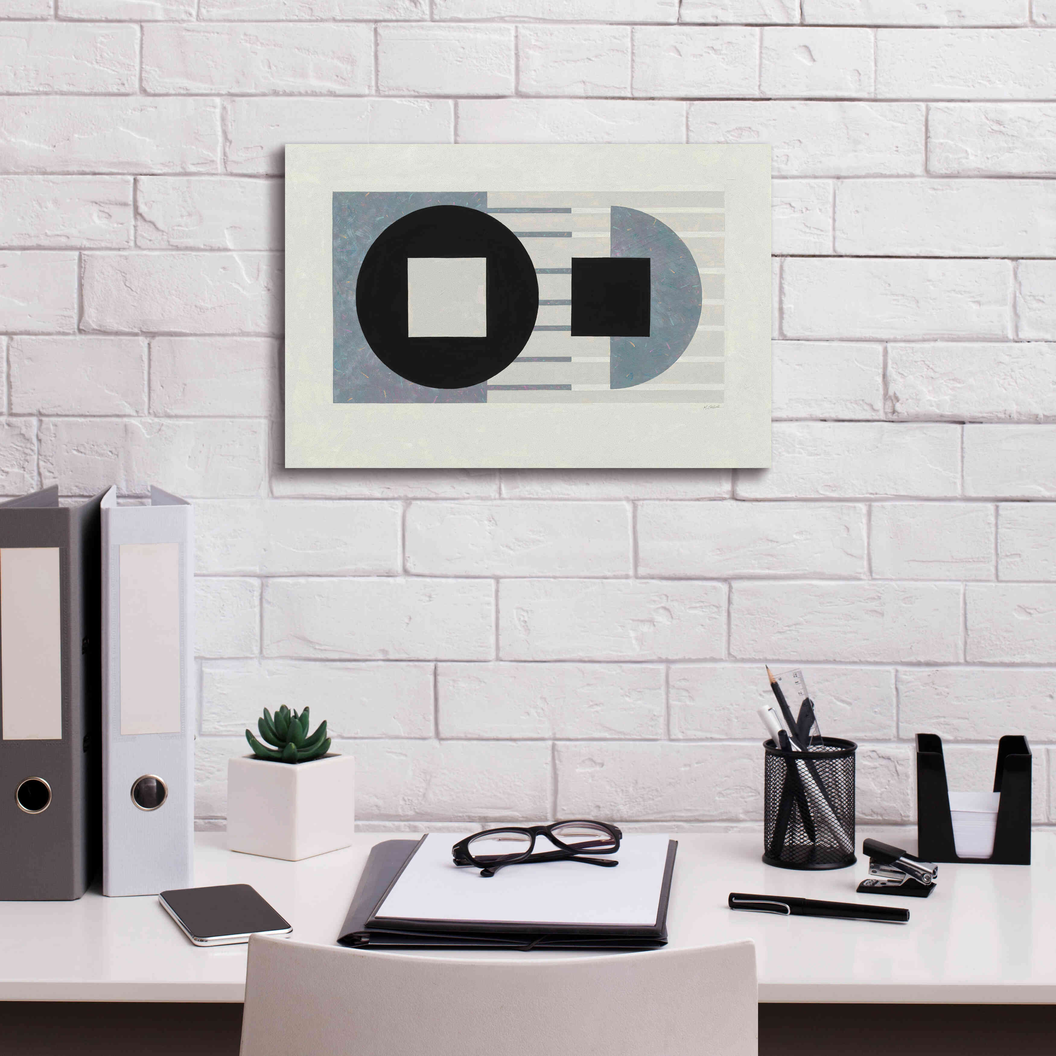 'Laterally Speaking' by Mike Schick, Giclee Canvas Wall Art,18x12