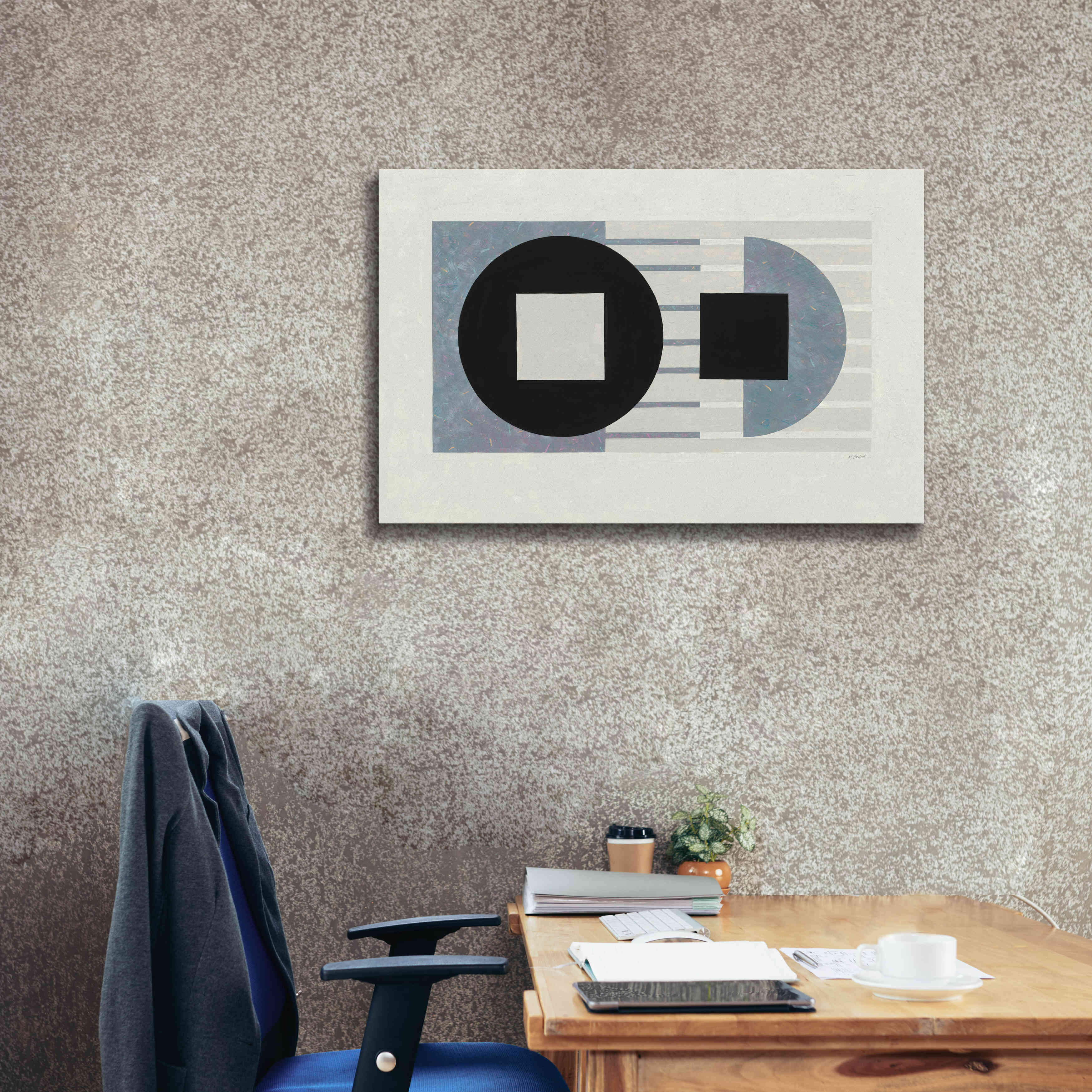 'Laterally Speaking' by Mike Schick, Giclee Canvas Wall Art,40x26