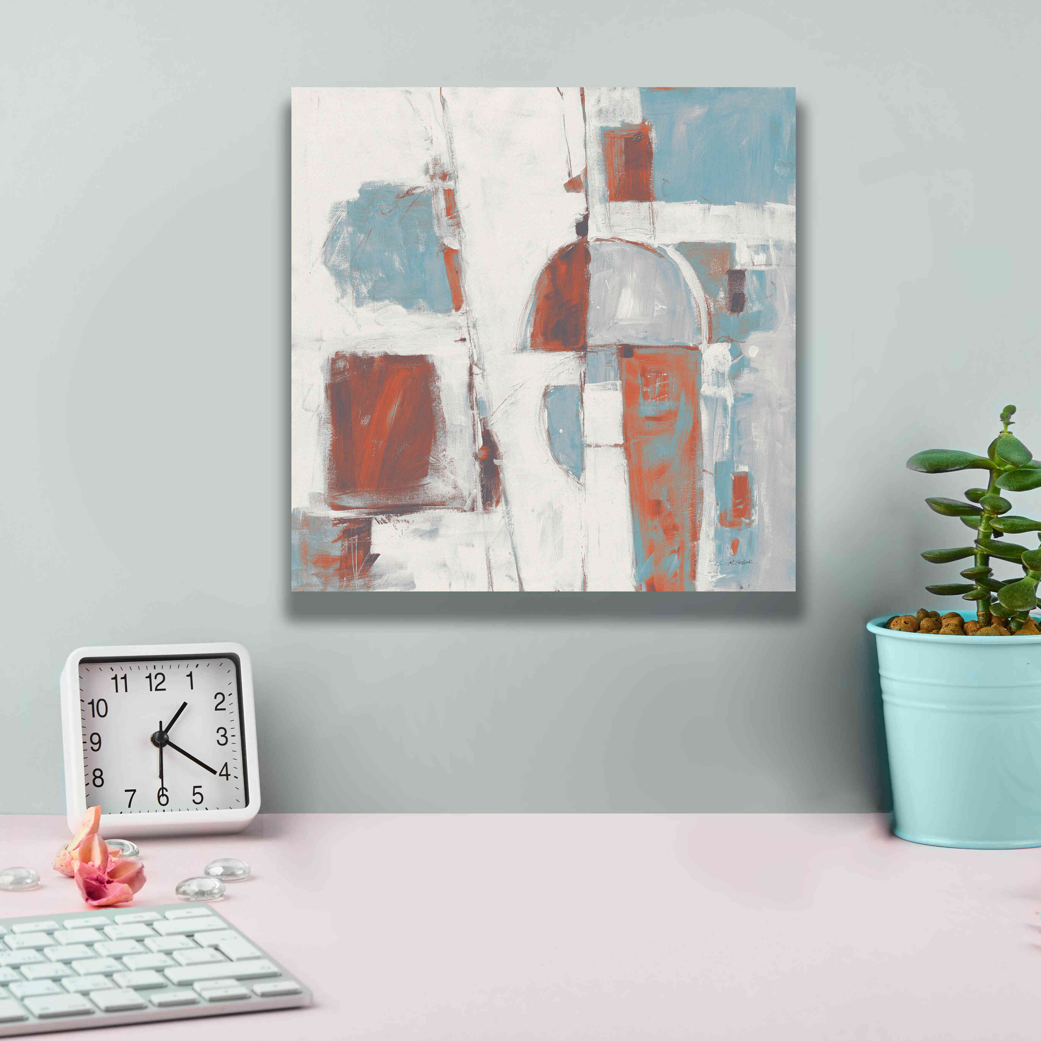 'Down To The Street Cool' by Mike Schick, Giclee Canvas Wall Art,12x12