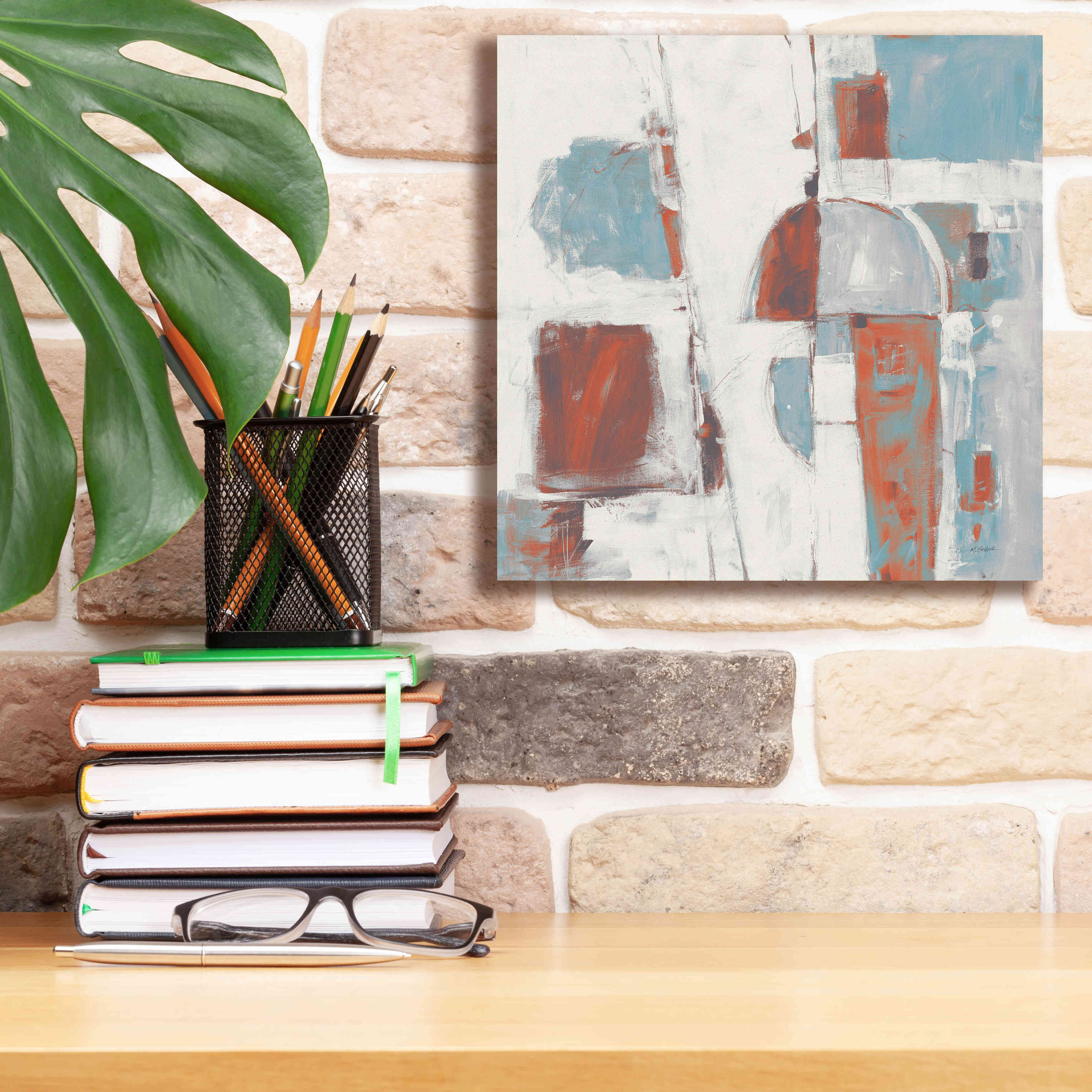 'Down To The Street Cool' by Mike Schick, Giclee Canvas Wall Art,12x12