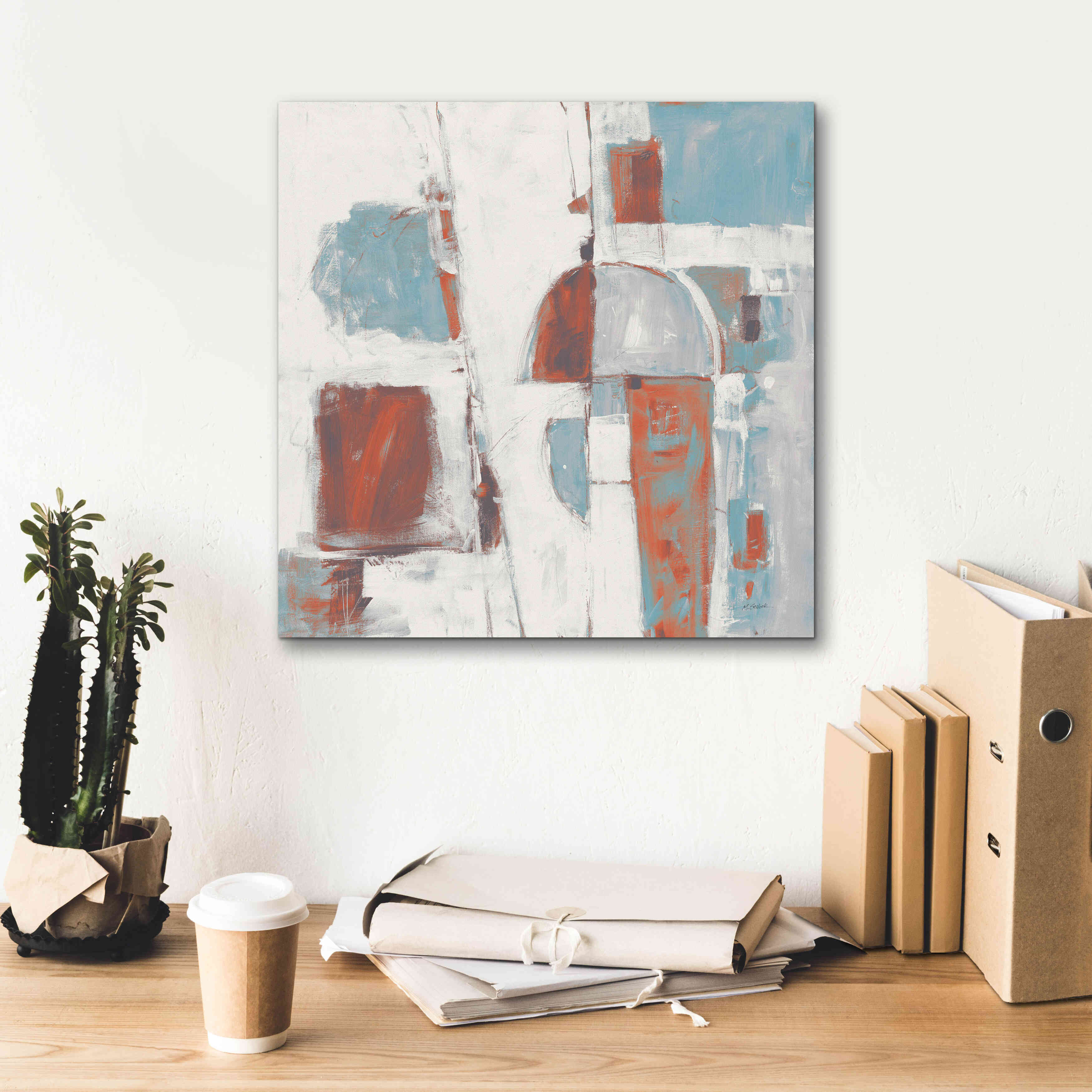 'Down To The Street Cool' by Mike Schick, Giclee Canvas Wall Art,18x18