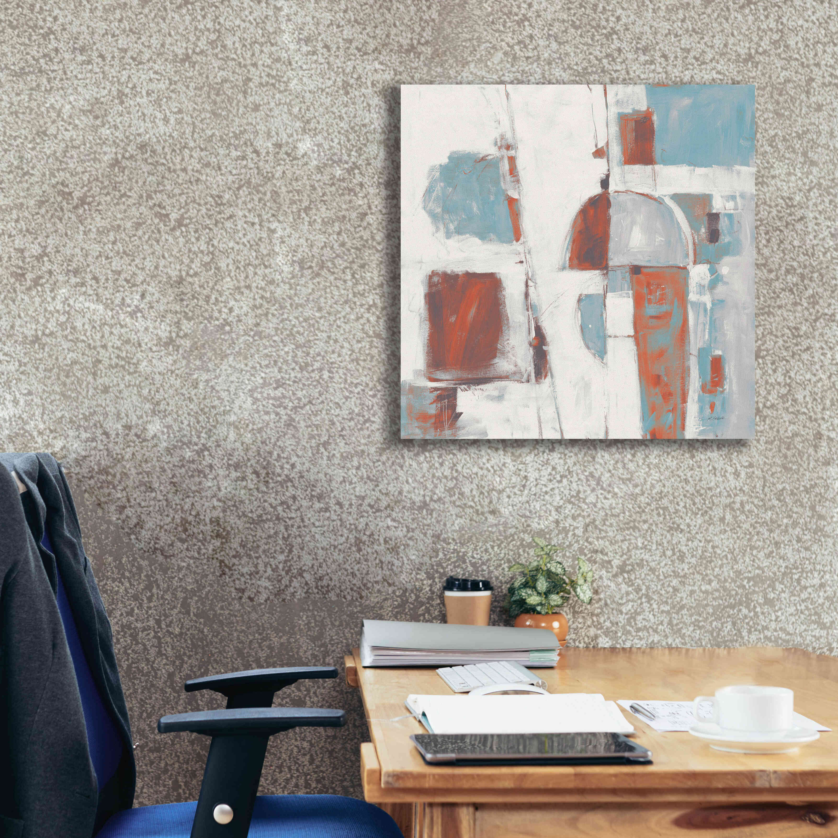 'Down To The Street Cool' by Mike Schick, Giclee Canvas Wall Art,26x26