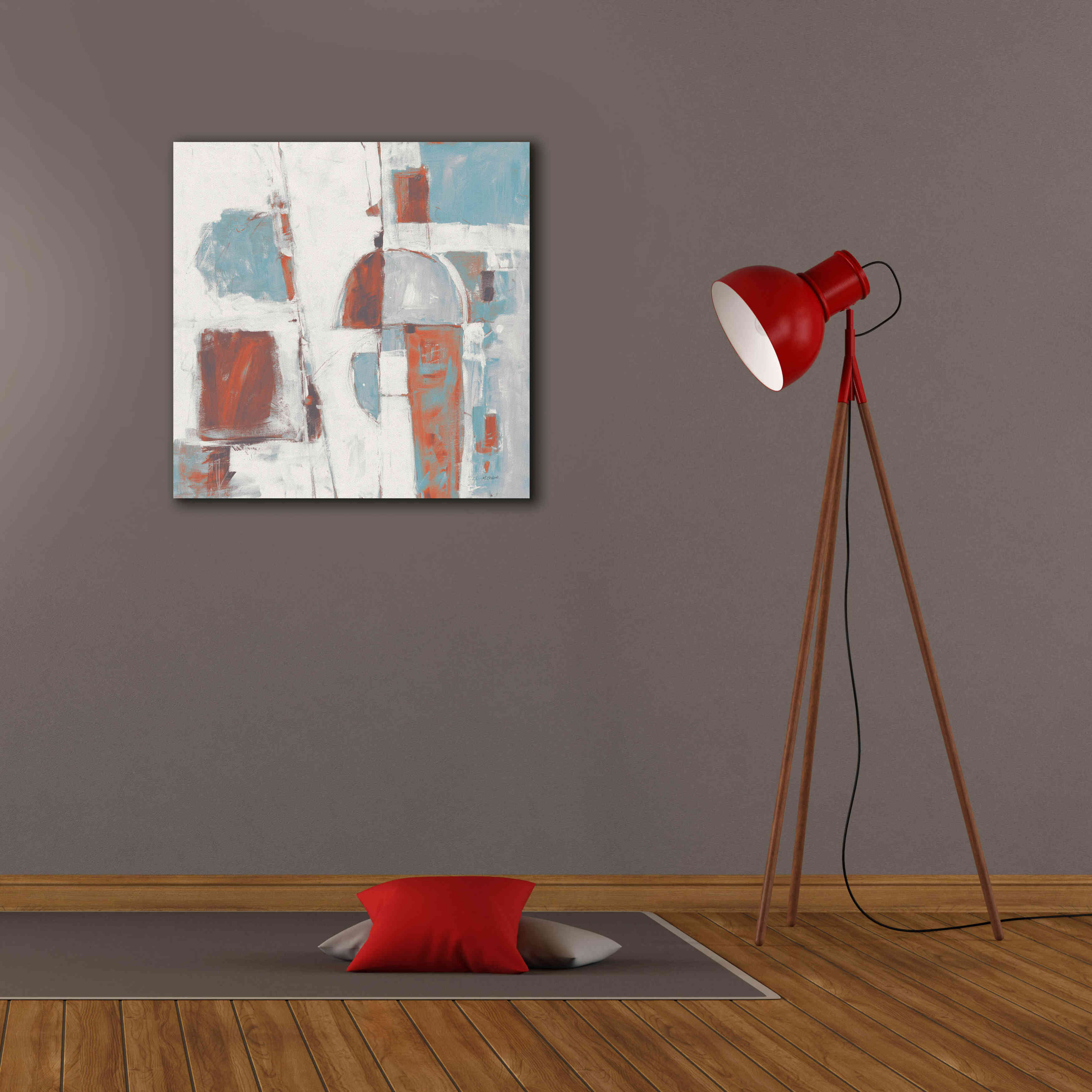 'Down To The Street Cool' by Mike Schick, Giclee Canvas Wall Art,26x26