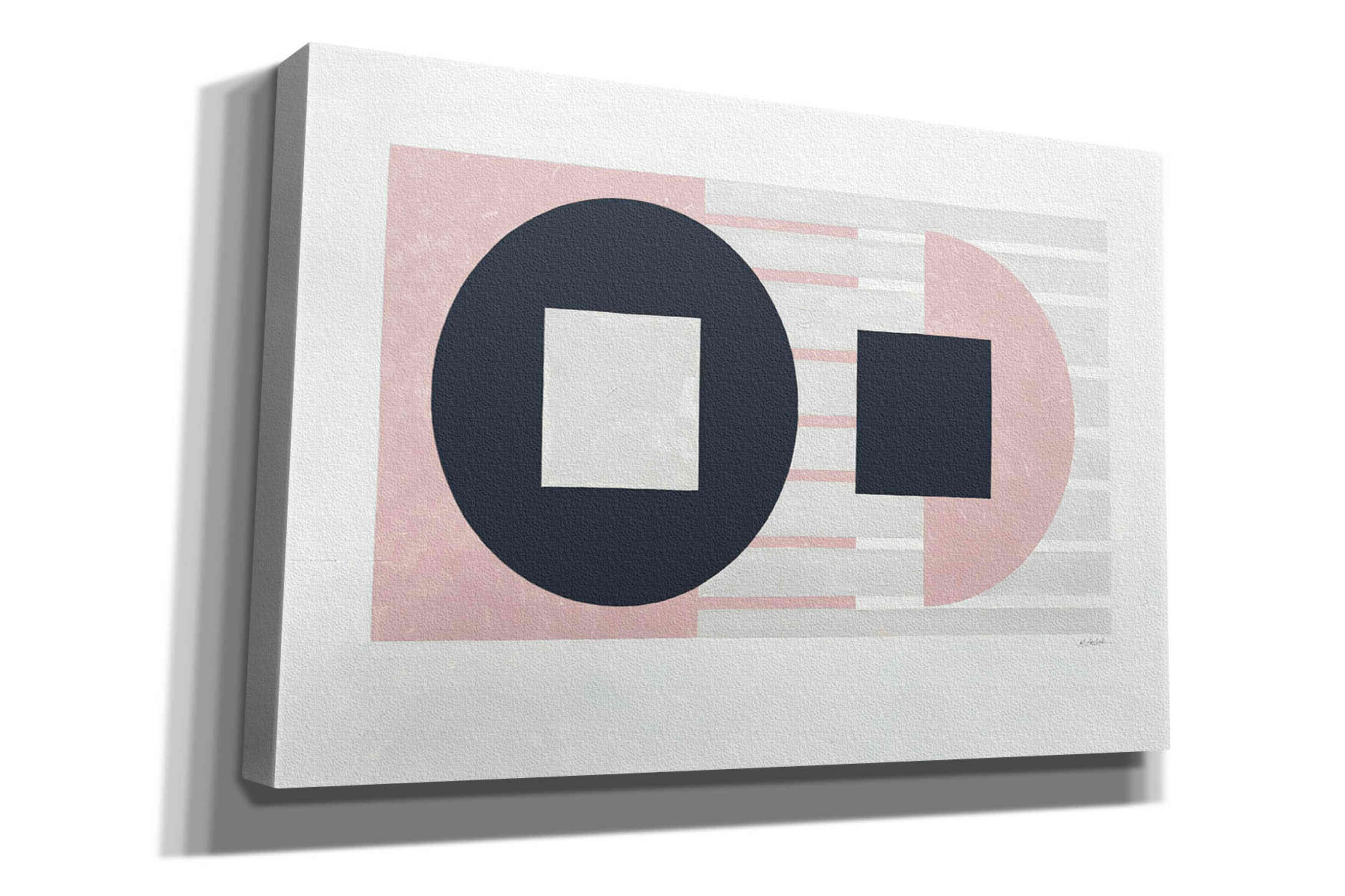 'Laterally Speaking Pink' by Mike Schick, Giclee Canvas Wall Art