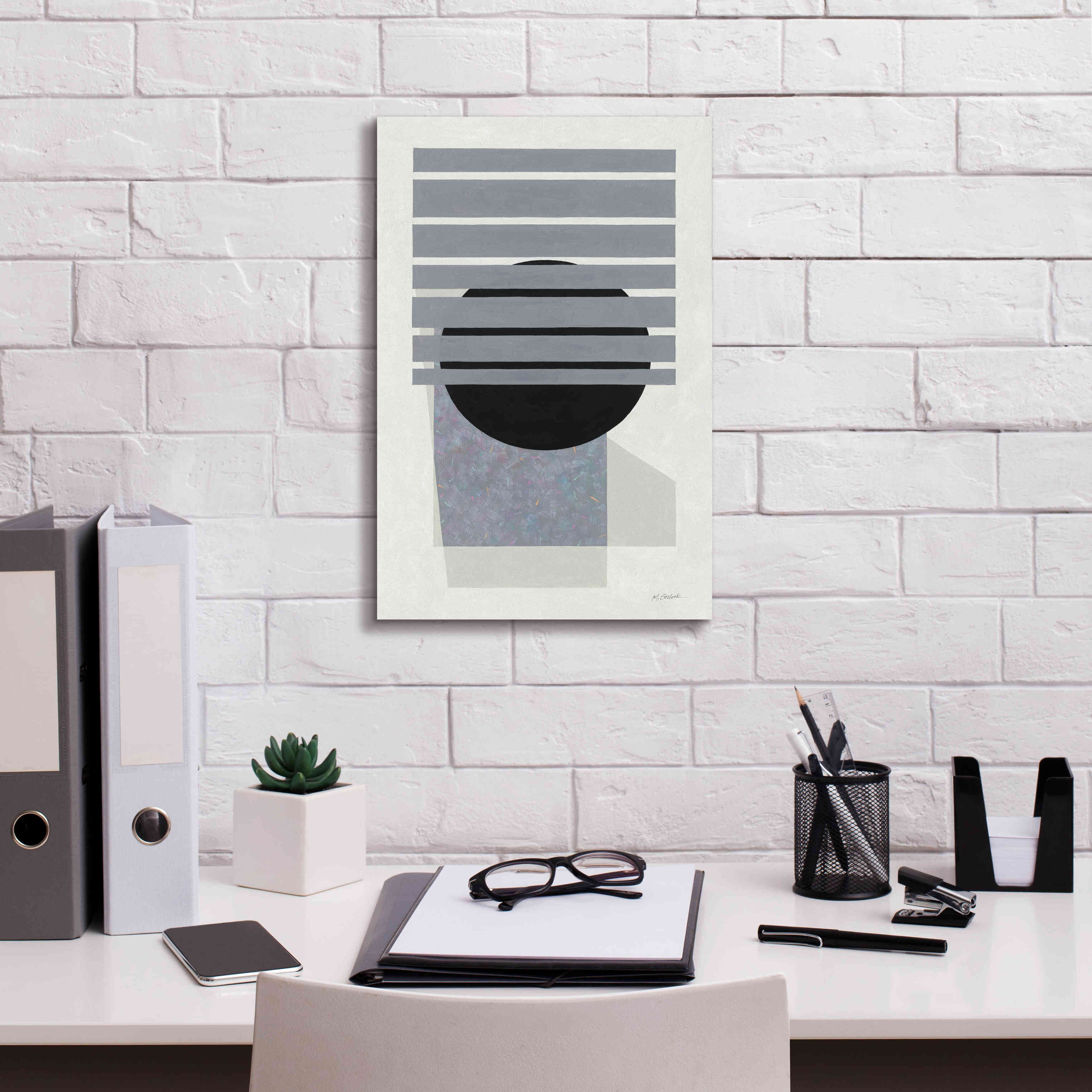 'Full Moon II' by Mike Schick, Giclee Canvas Wall Art,12 x 18