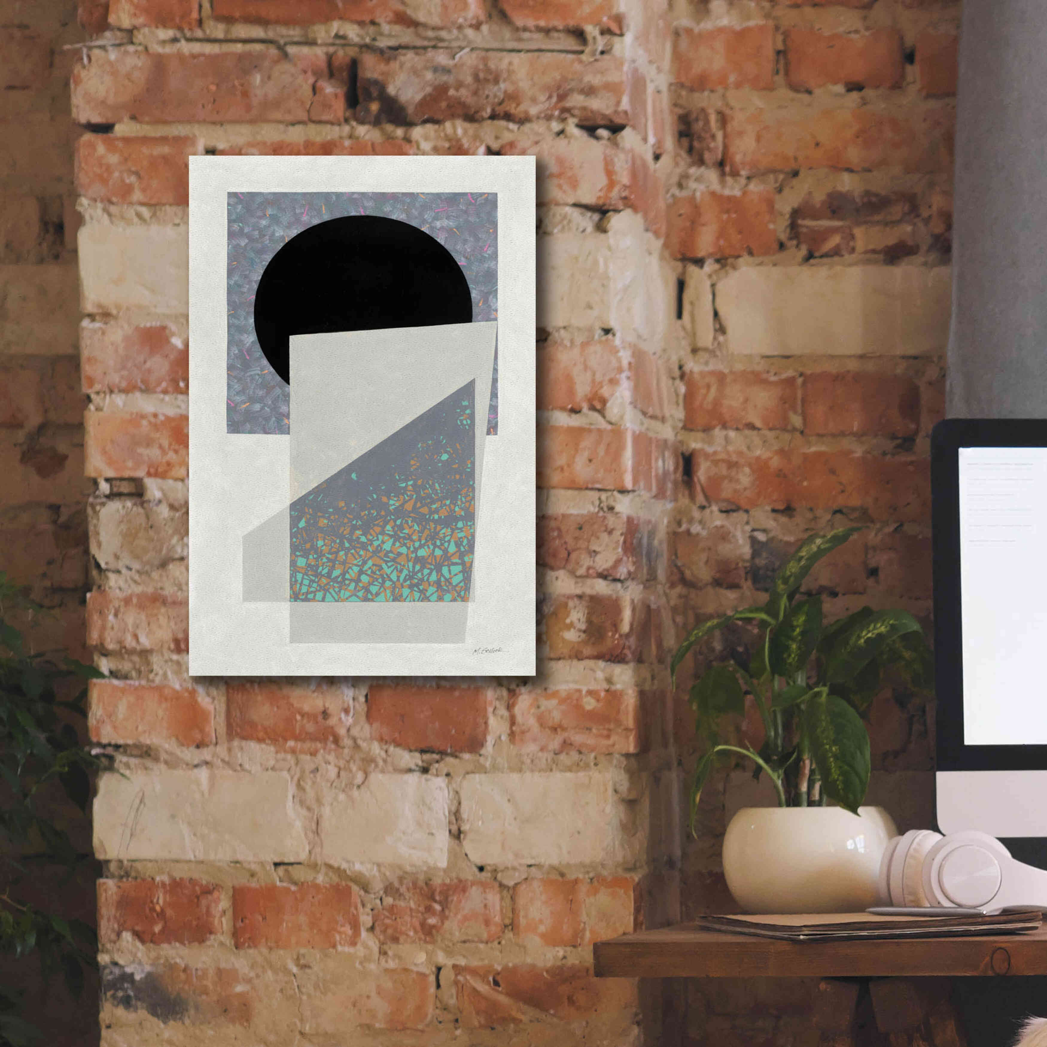 'Full Moon I V2' by Mike Schick, Giclee Canvas Wall Art,12 x 18