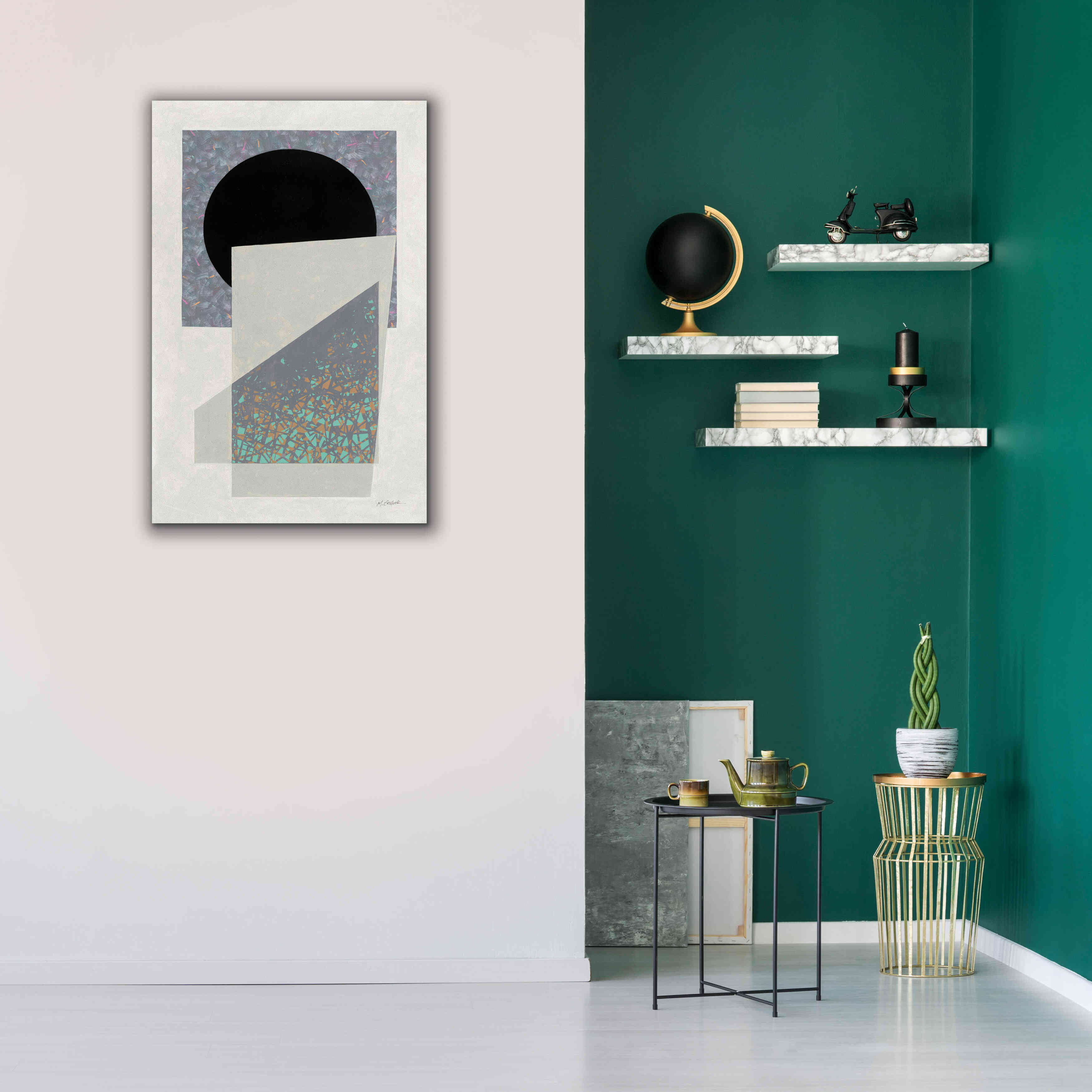 'Full Moon I V2' by Mike Schick, Giclee Canvas Wall Art,26 x 40