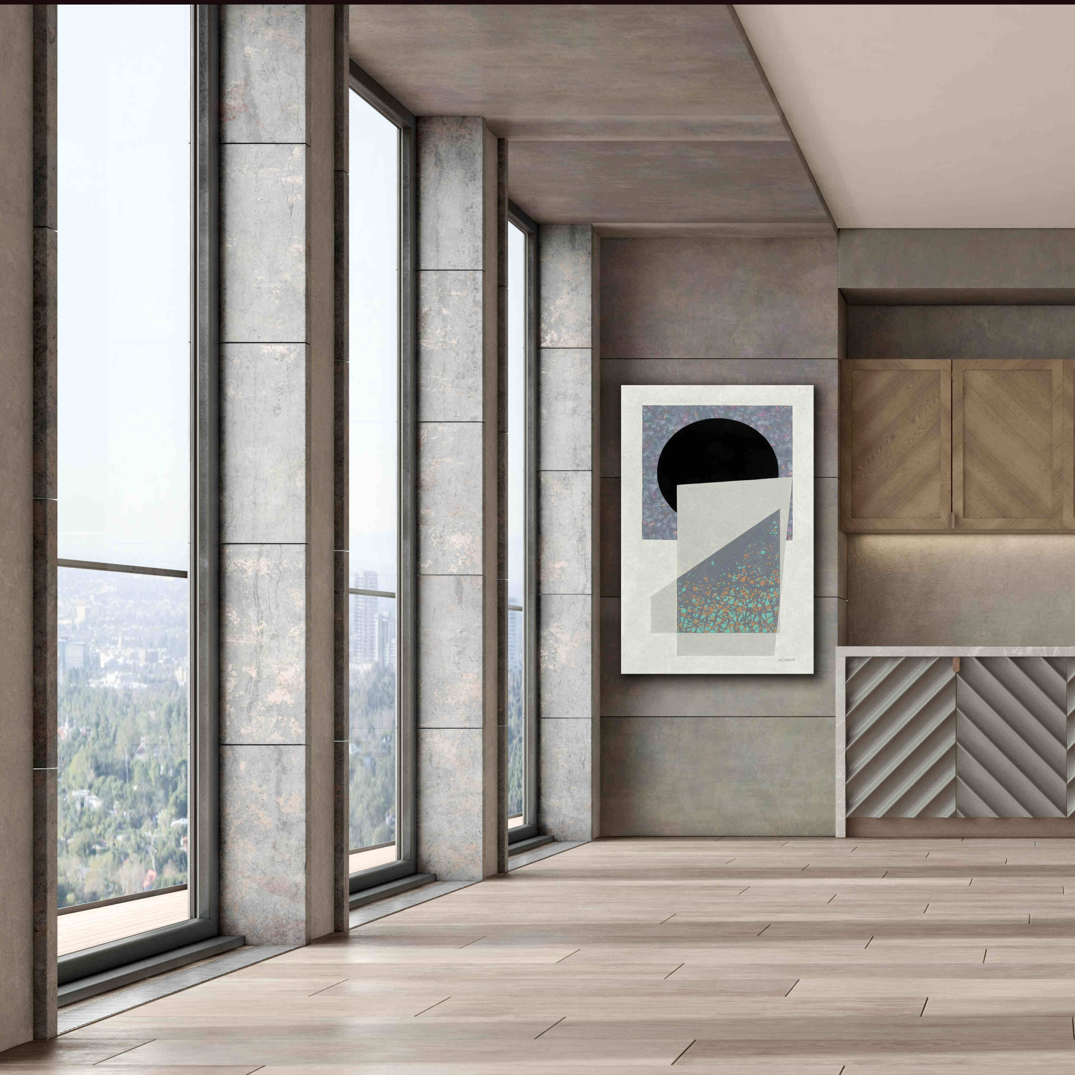 'Full Moon I V2' by Mike Schick, Giclee Canvas Wall Art,40 x 60