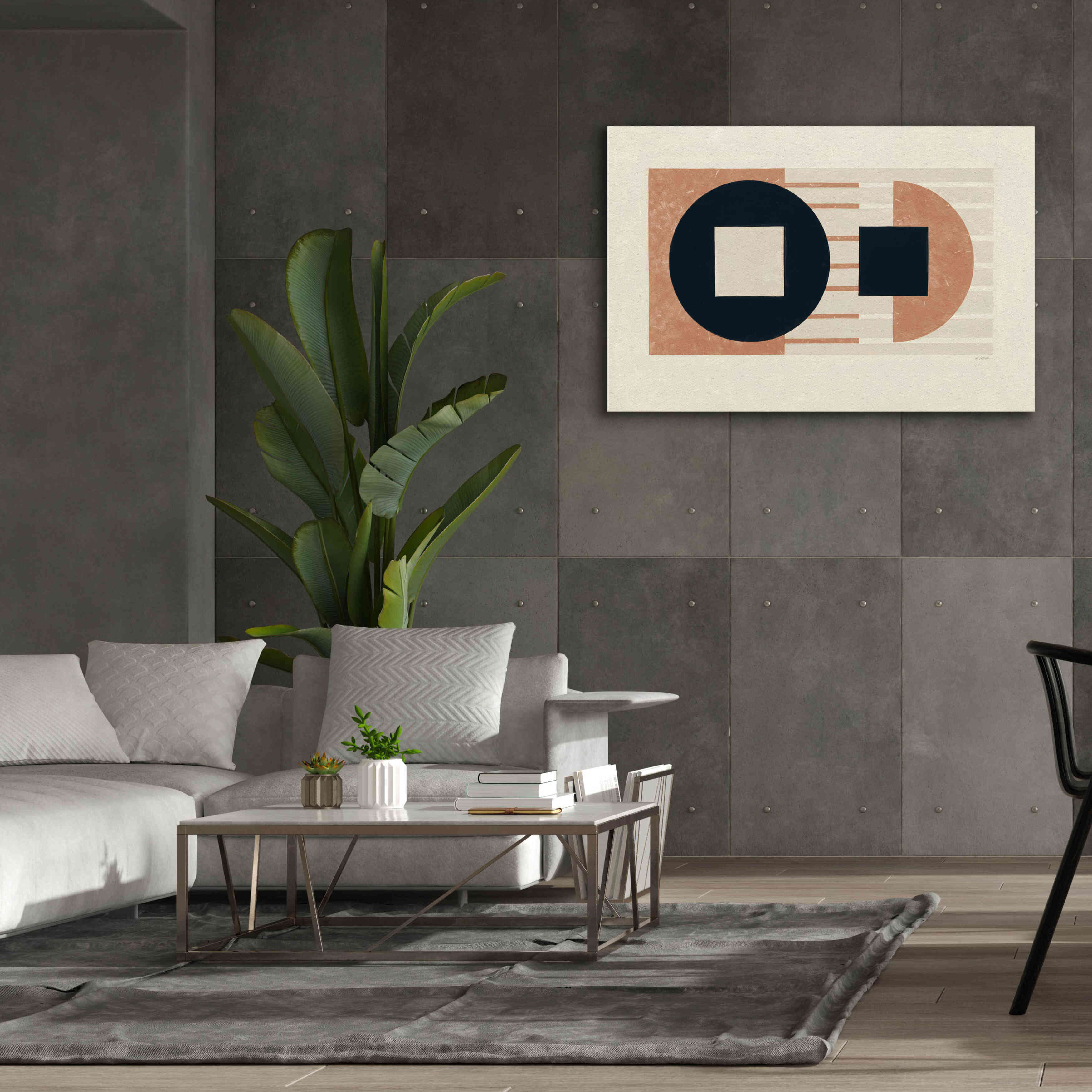 'Laterally Speaking Warm' by Mike Schick, Giclee Canvas Wall Art,60 x 40