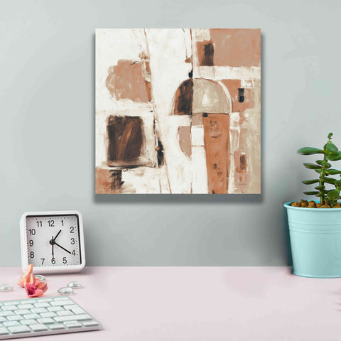 Image of 'Down To The Street Warm' by Mike Schick, Giclee Canvas Wall Art,12x12