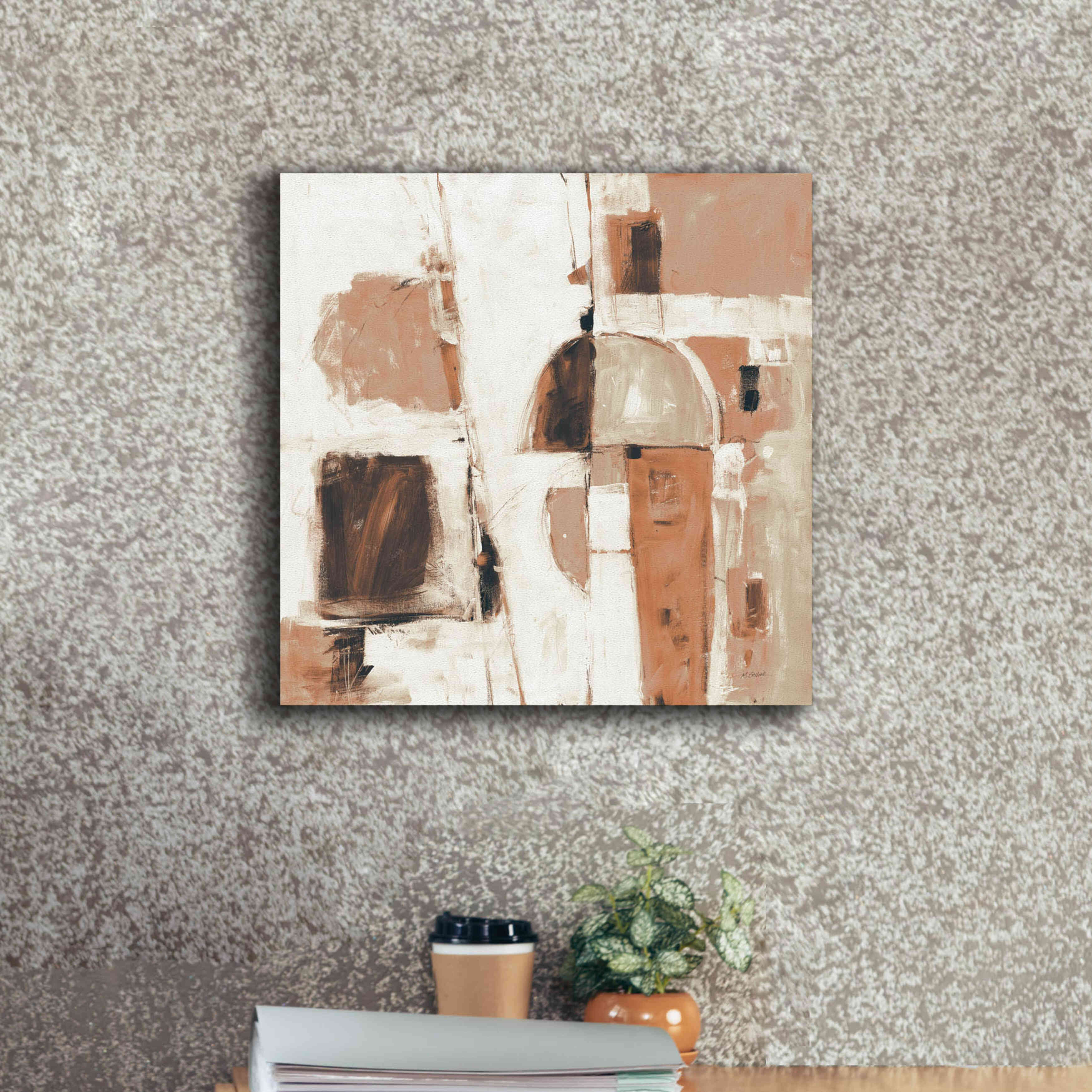 'Down To The Street Warm' by Mike Schick, Giclee Canvas Wall Art,18x18