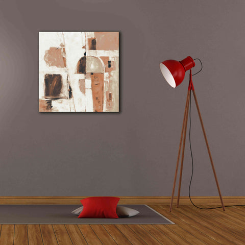 Image of 'Down To The Street Warm' by Mike Schick, Giclee Canvas Wall Art,26x26